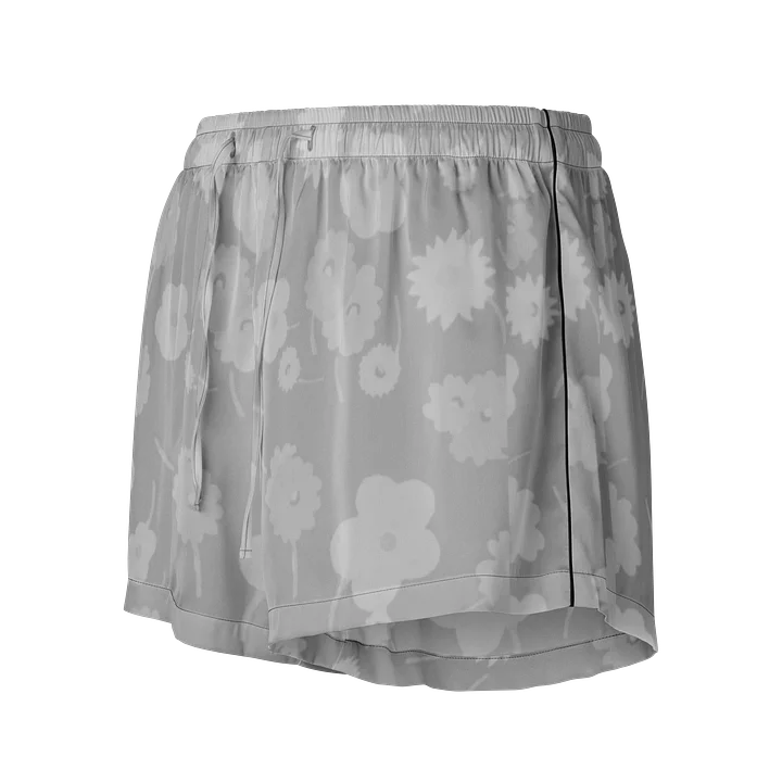 Gray Floral Pajama Shorts product image (1)