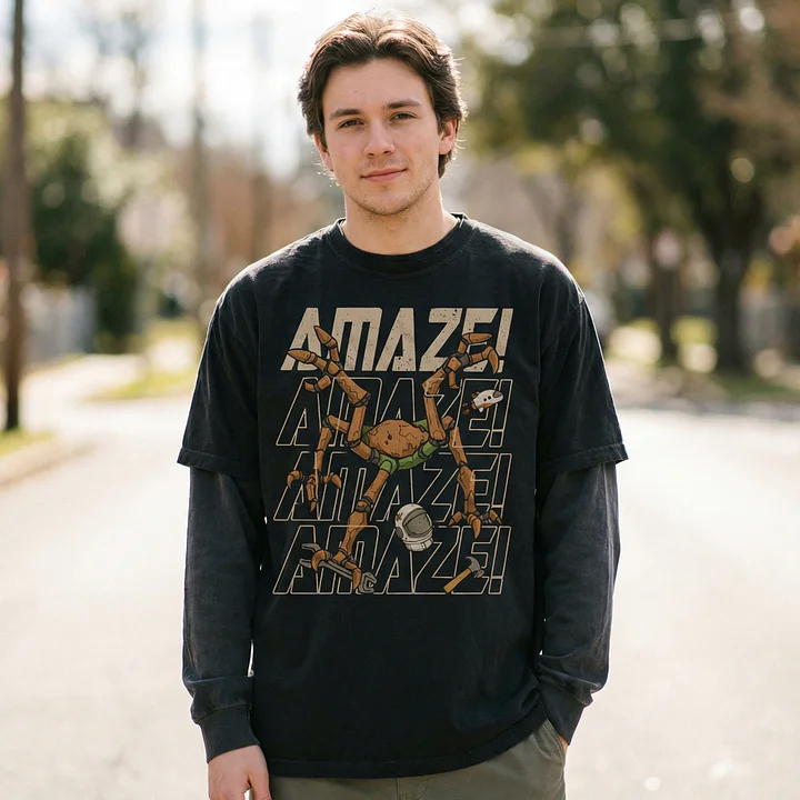 Comfort Colors® Amaze Amaze T-Shirt, Project Hail Mary Rocky Inspired Alien Shirt, Sci-Fi Space Graphic Tee, Book Lover Nerd Gift product image (1)