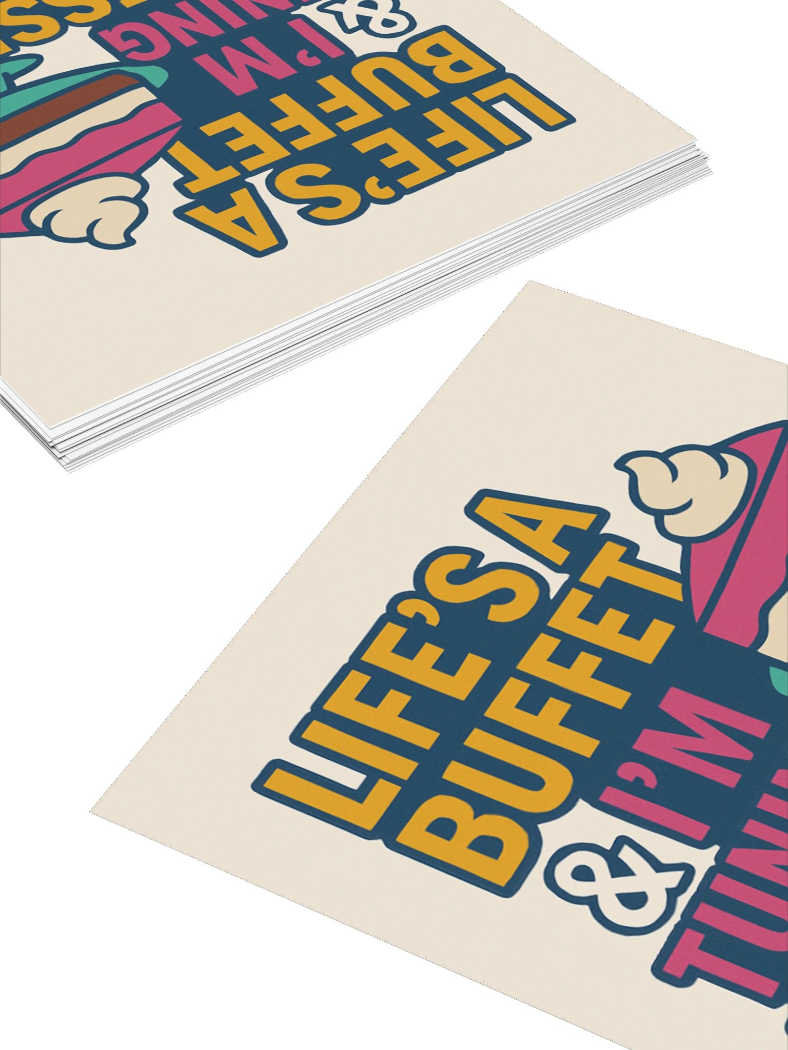 Life's A Buffet Sticker product image (8)