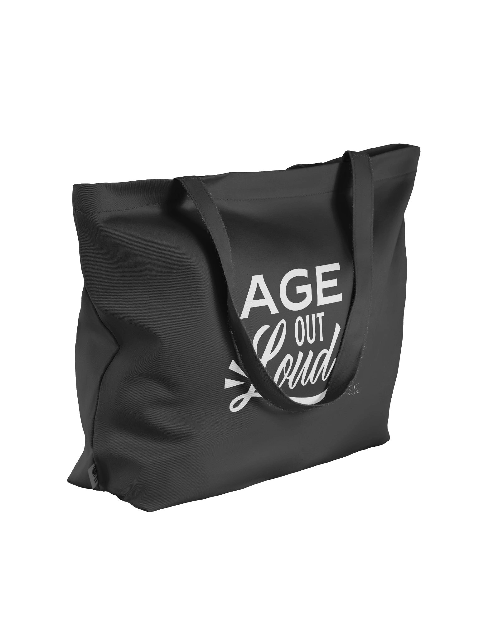Eco-Friendly Organic Cotton Tote by Econscious - "Age Out Loud" product image (4)
