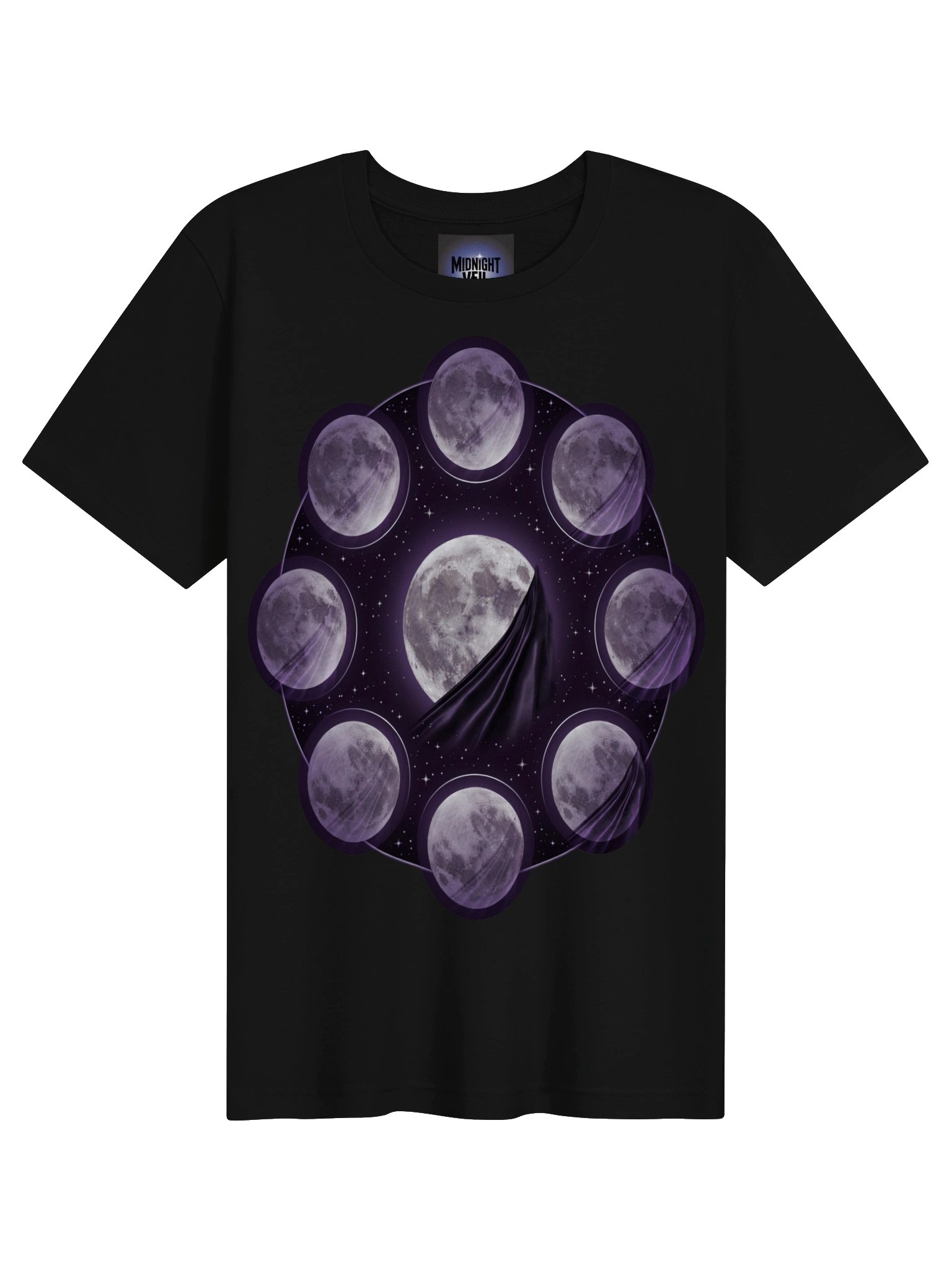Midnight Veil — Veiled Moon Phases Tee product image (1)