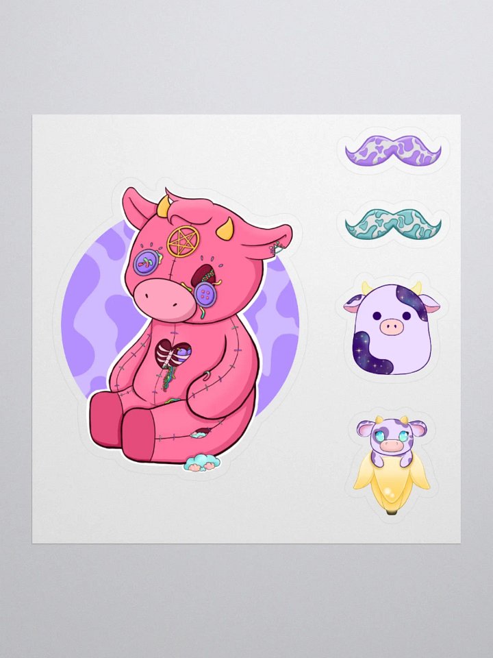 Milkers' Cutie Gore Sticker Set product image (2)