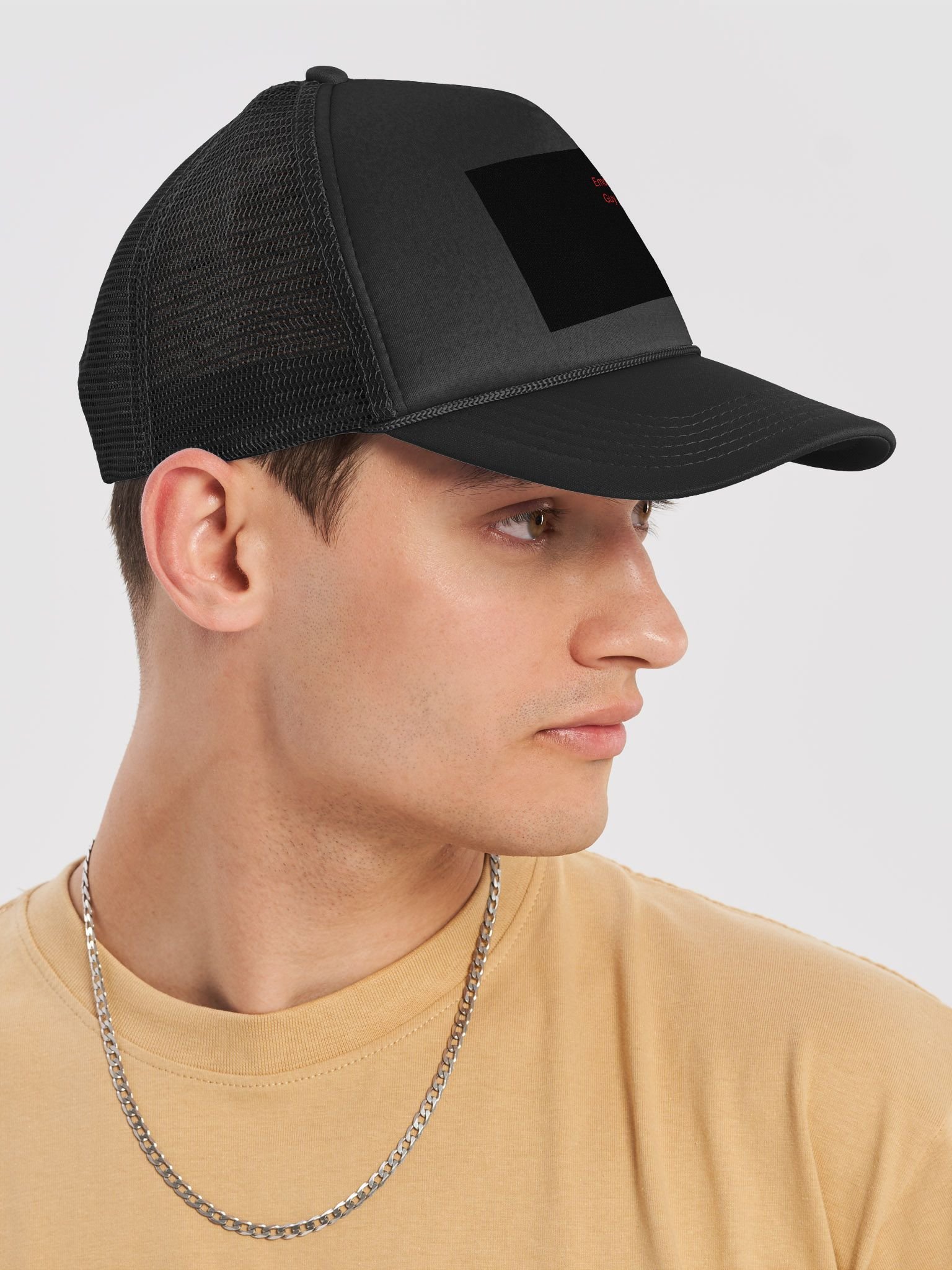 Emo Guy Foam Trucker Hat product image (6)