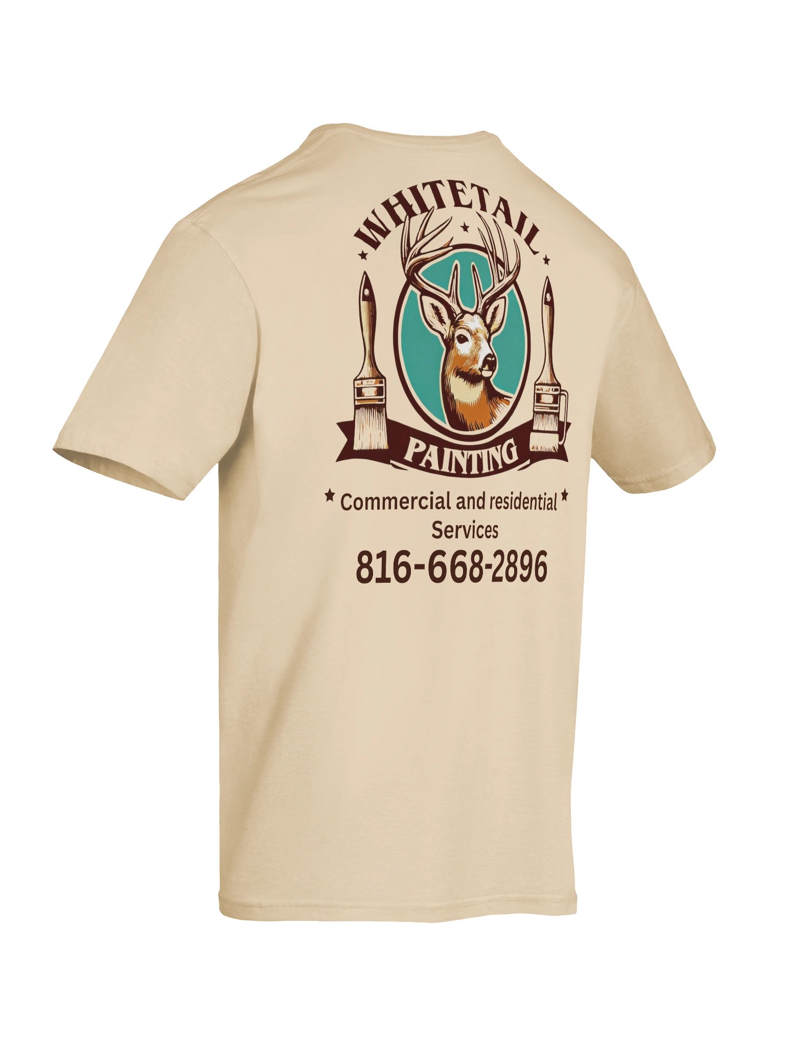 Whitetail Painting t-shirt product image (45)