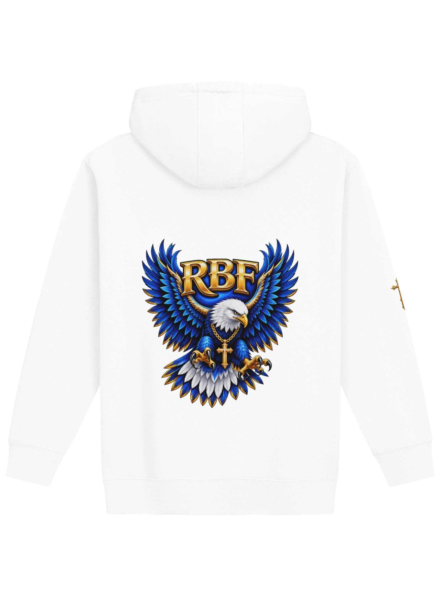 RBF White Psalm 46:1 Blue Eagle Hoodie product image (2)