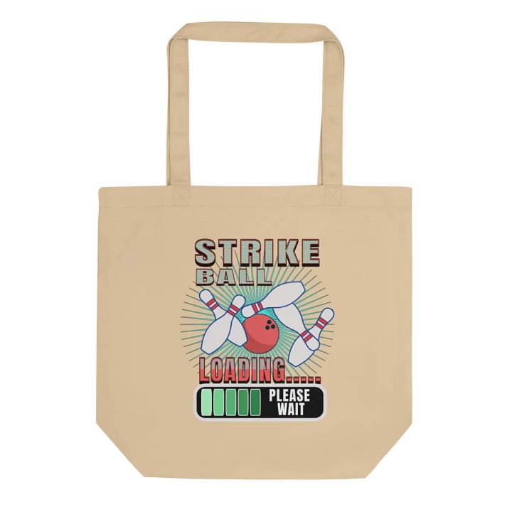 Strike Ball Loading Bowling Eco-Friendly Tote Bag product image (1)