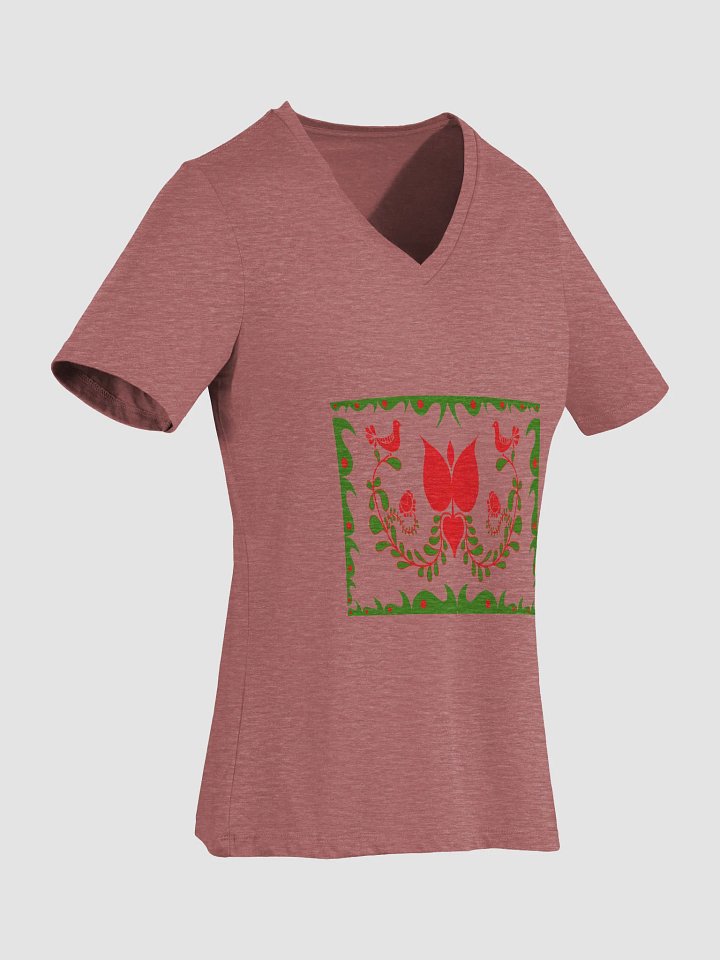 Made In Hungary Floral Paradise V-Neck Tee product image (2)