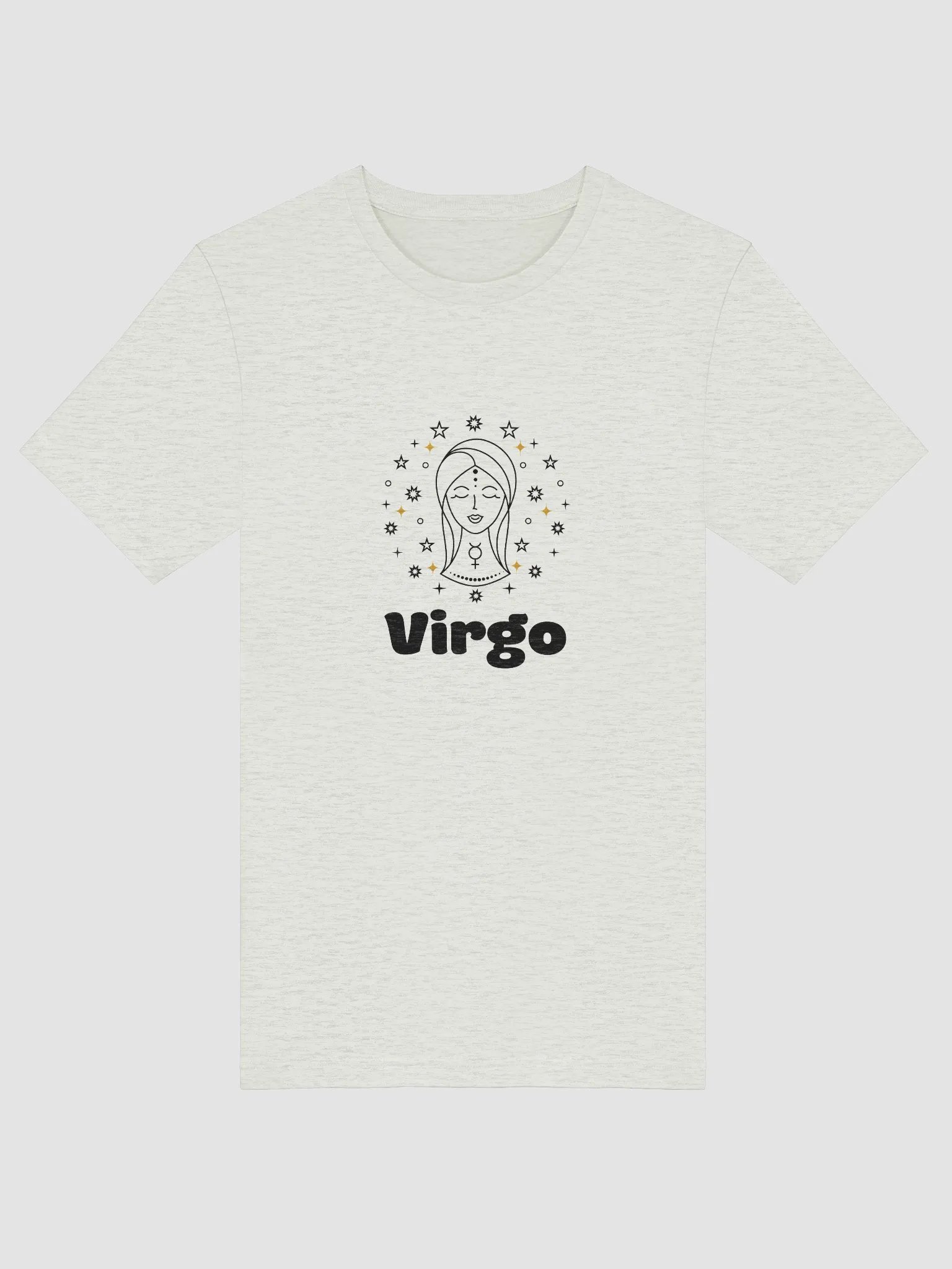 Virgo Maiden T-shirt - Black Writing product image (7)