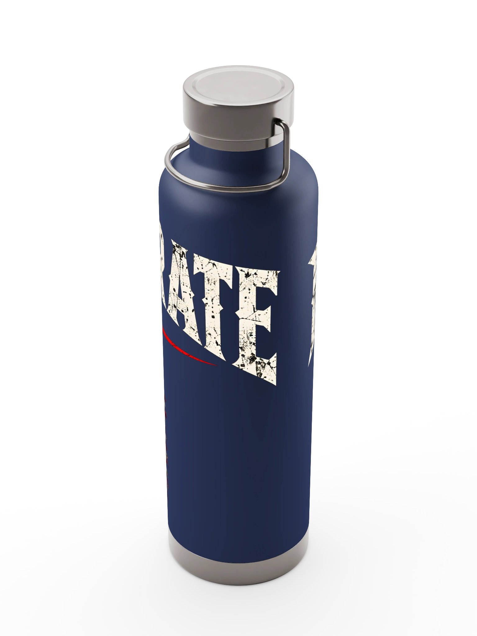 Rail Pirate™ Wordmark & Flag Insulated Bottle — 22 oz product image (7)
