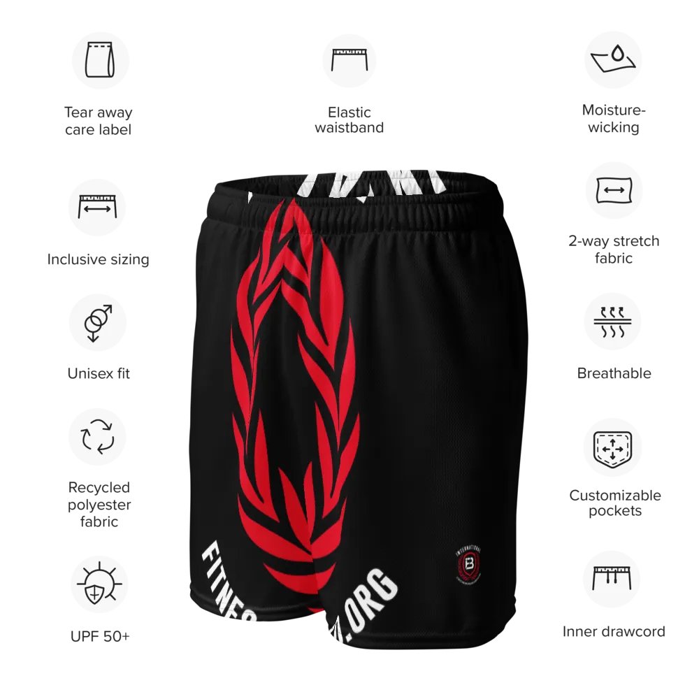 IFBNewsfeed.Org's All-Over Print Recycled Unisex Mesh Shorts product image (10)