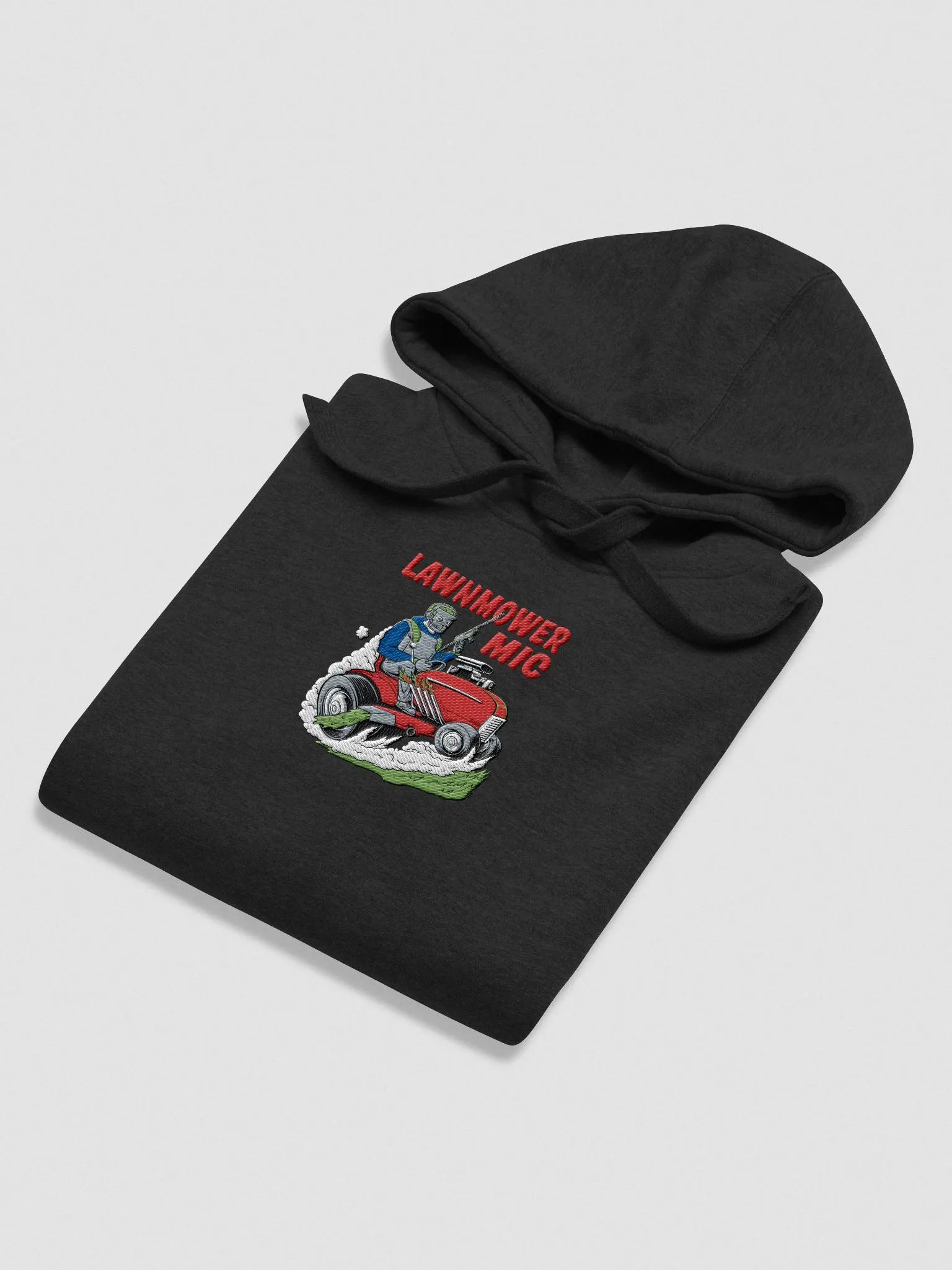 Lawnmower Mic | Embroidered Hoodie product image (4)