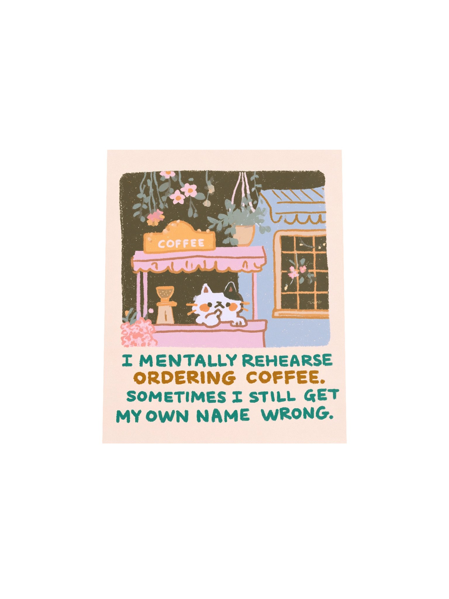 Coffee Rehearsal Cat Cafe Poster product image (20)