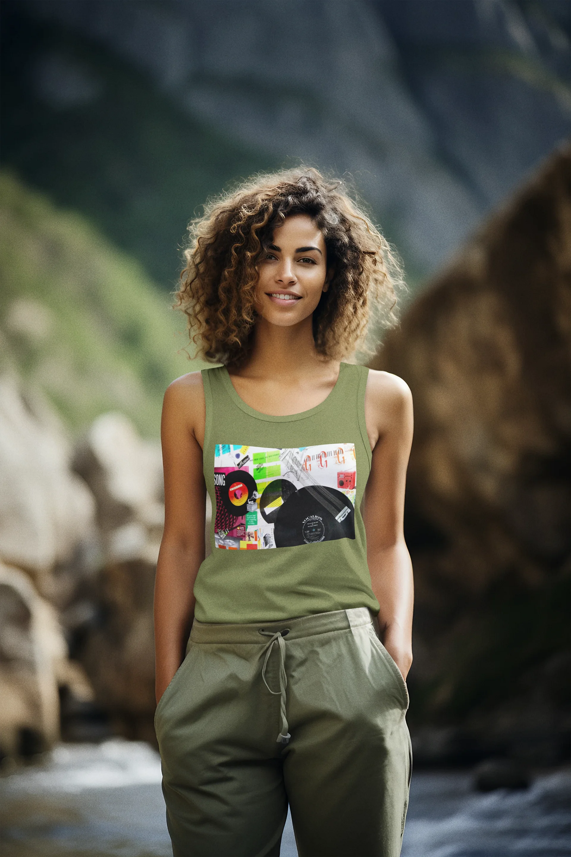 My Music Diary Collage Print - Women's Tank Top product image (1)