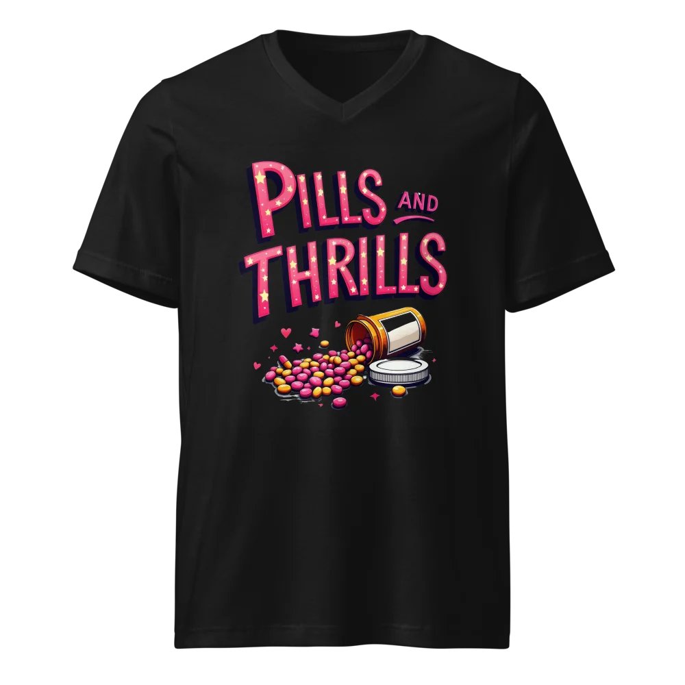 Starry Pills and Thrills V-Neck Tee product image (1)