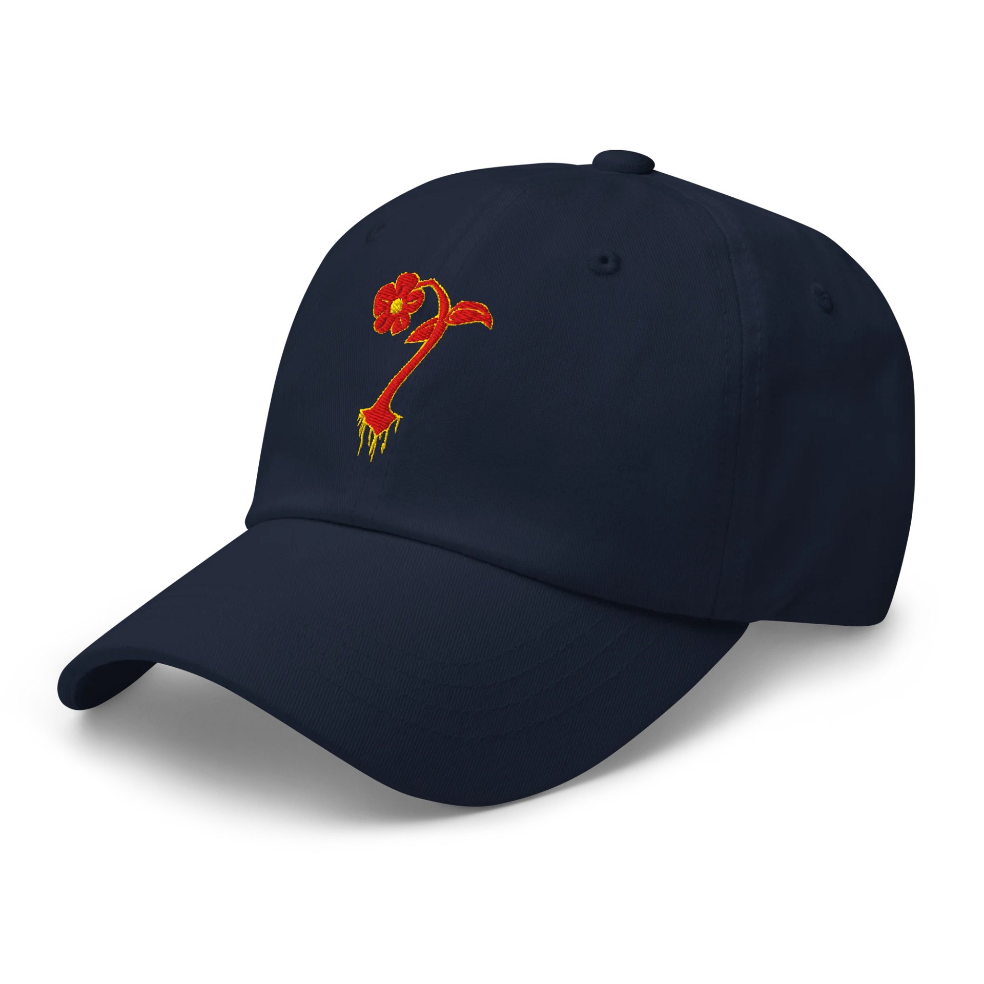 "Flower" Embroidered Dad Hat product image (3)