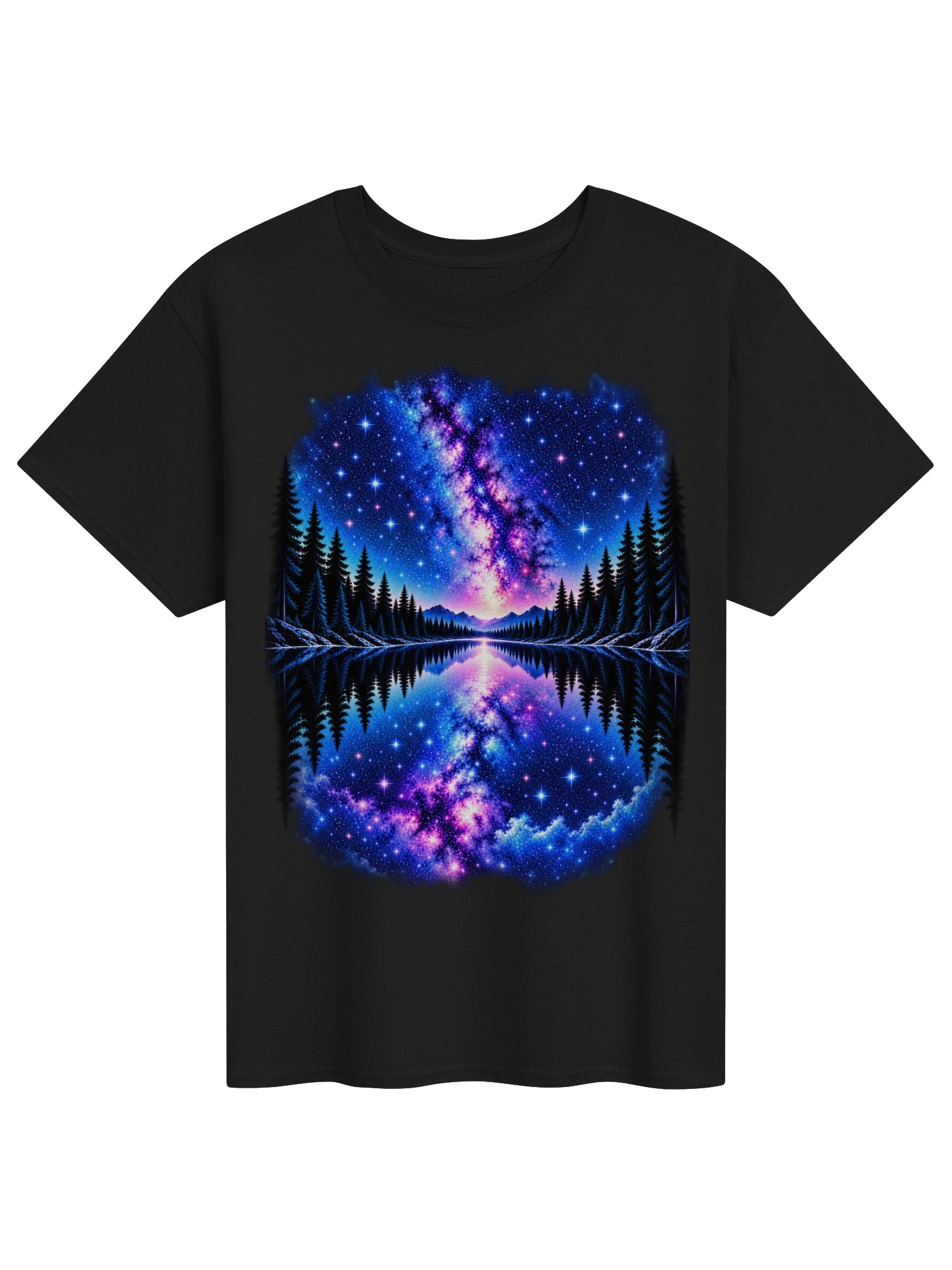 Midnight Lake — Milky Way Reflection Tee product image (1)