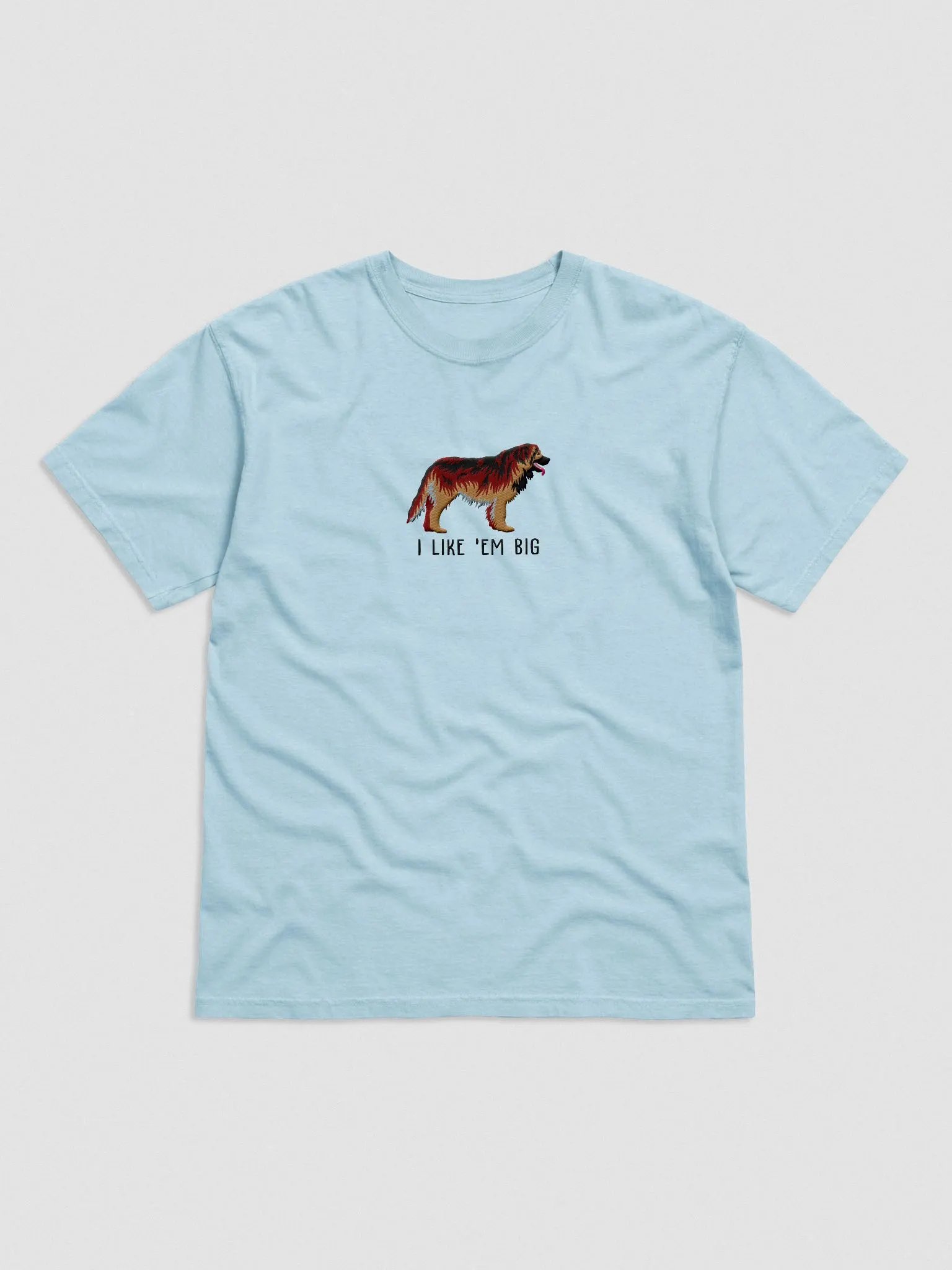 I Like 'Em Big T-Shirt(Embroidered) of a Leonberger(2) product image (4)