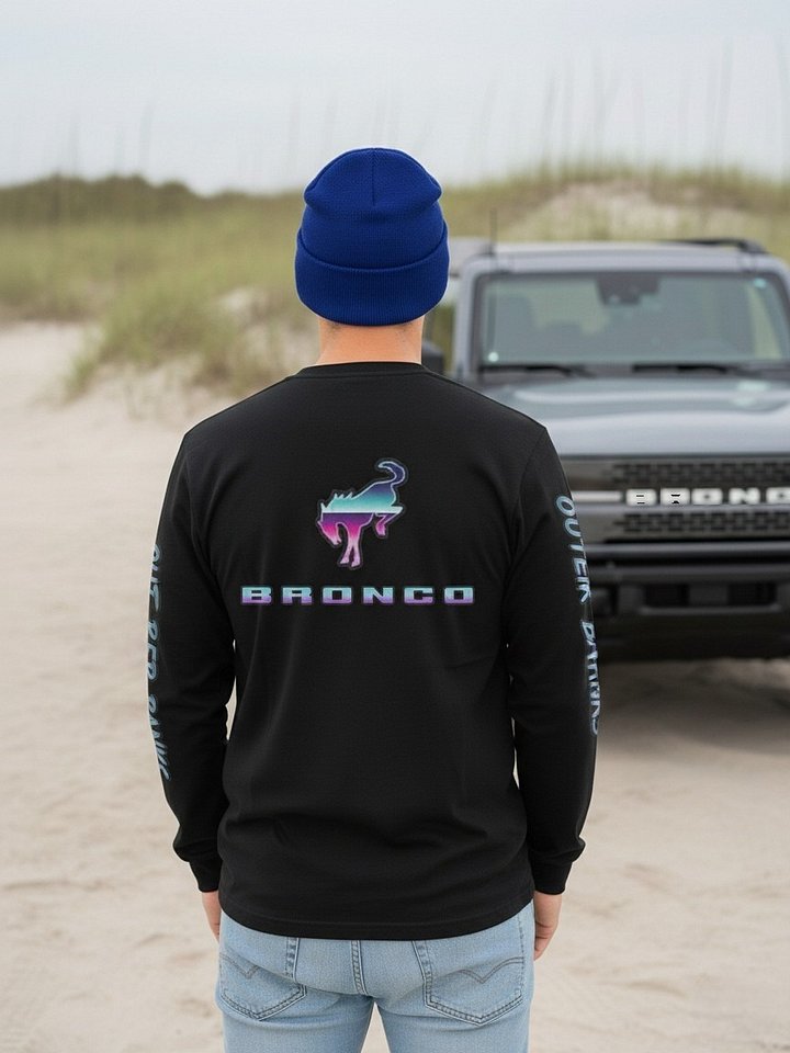 2026 Bronco Beach Bash OBX / Destination Bigfoot Bronco Collab Long Sleeve Bella+Canvas Supersoft T-Shirt (Multiple Colors Available) product image (2)