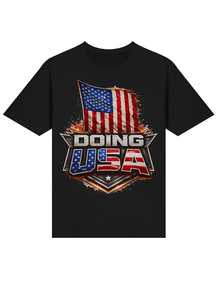 Doing USA Patriotic Flag Tee - Front Printed product image (2)
