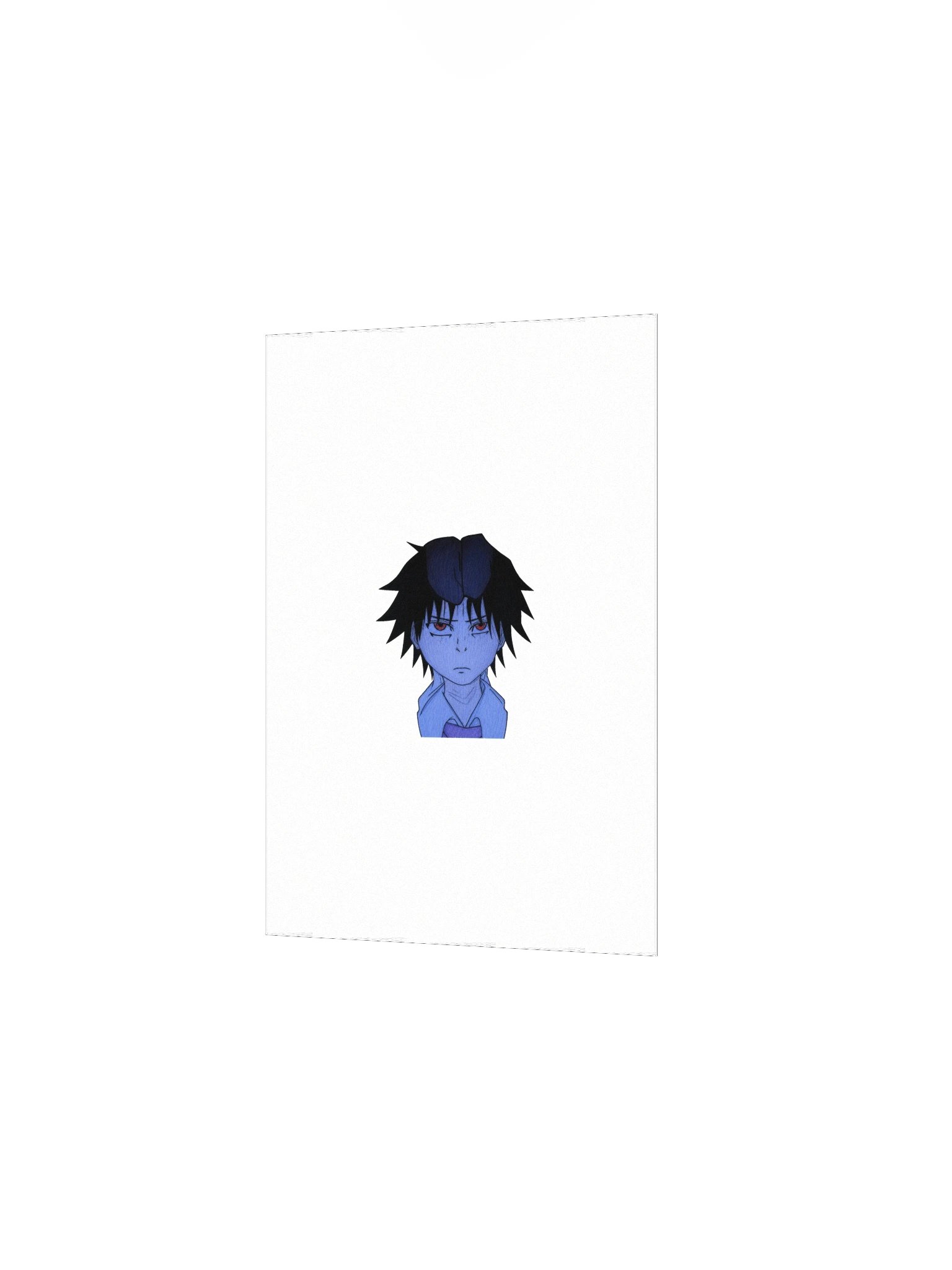 Luminous Brain Anime Art Print – Neural Intelligence IQ Wall Poster | JWK Studio product image (6)