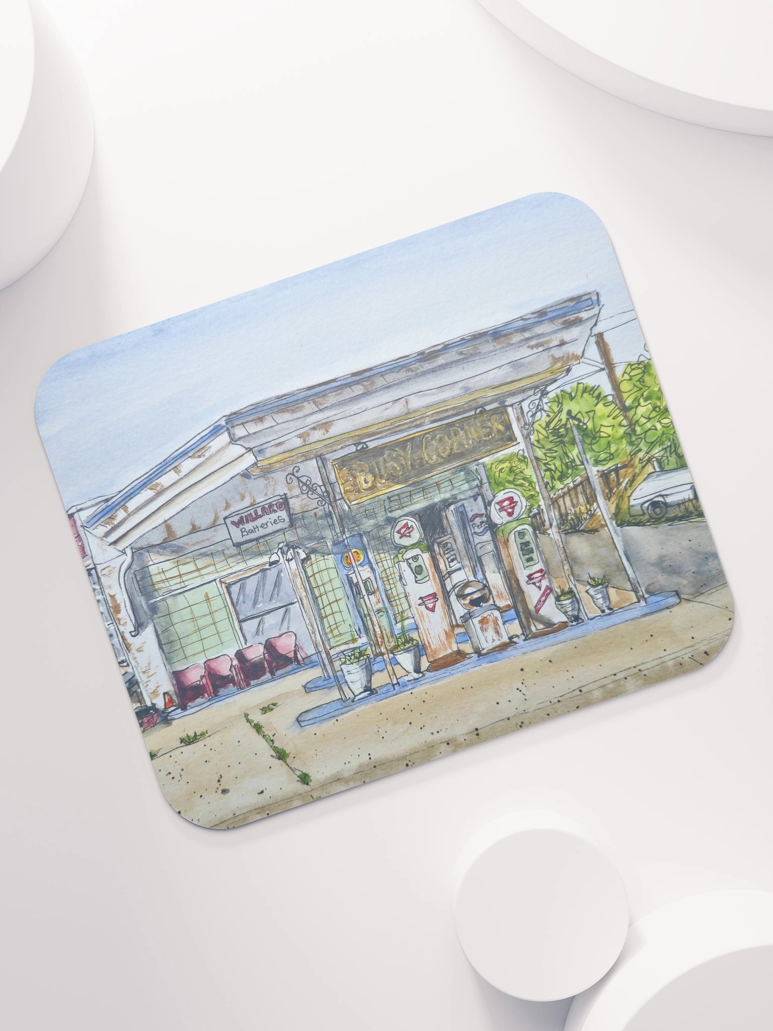 Busy Corner - Classic Mouse Pad product image (7)