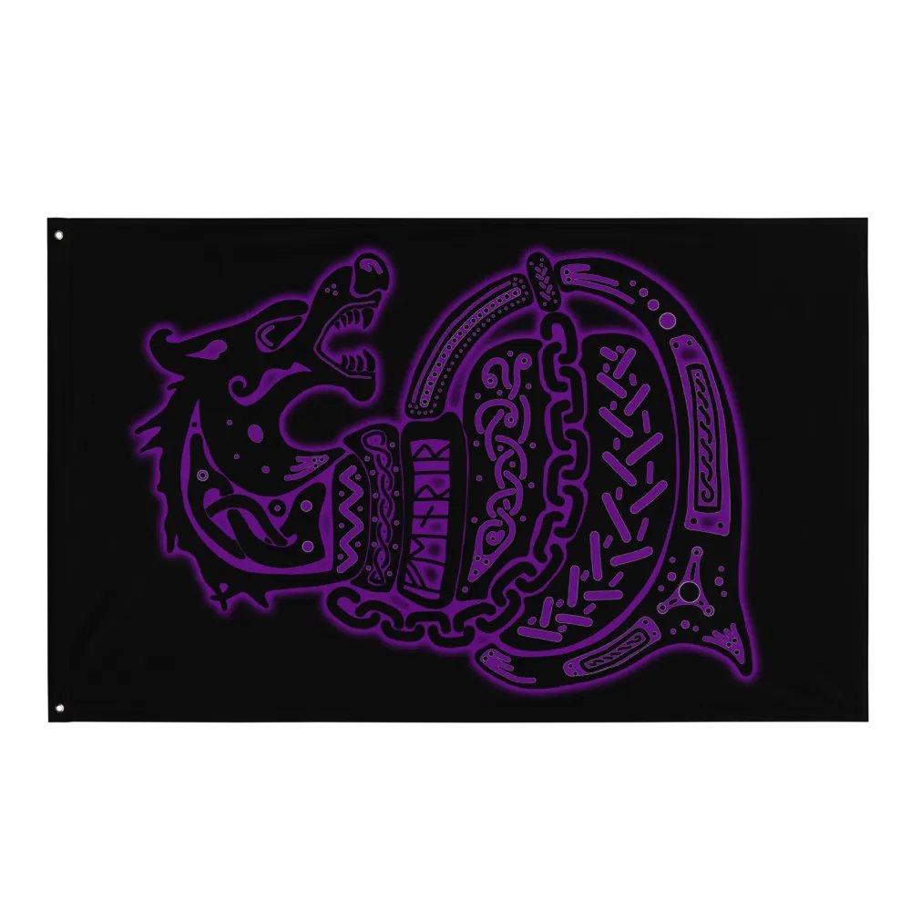 Fenrir hanging flag product image (1)