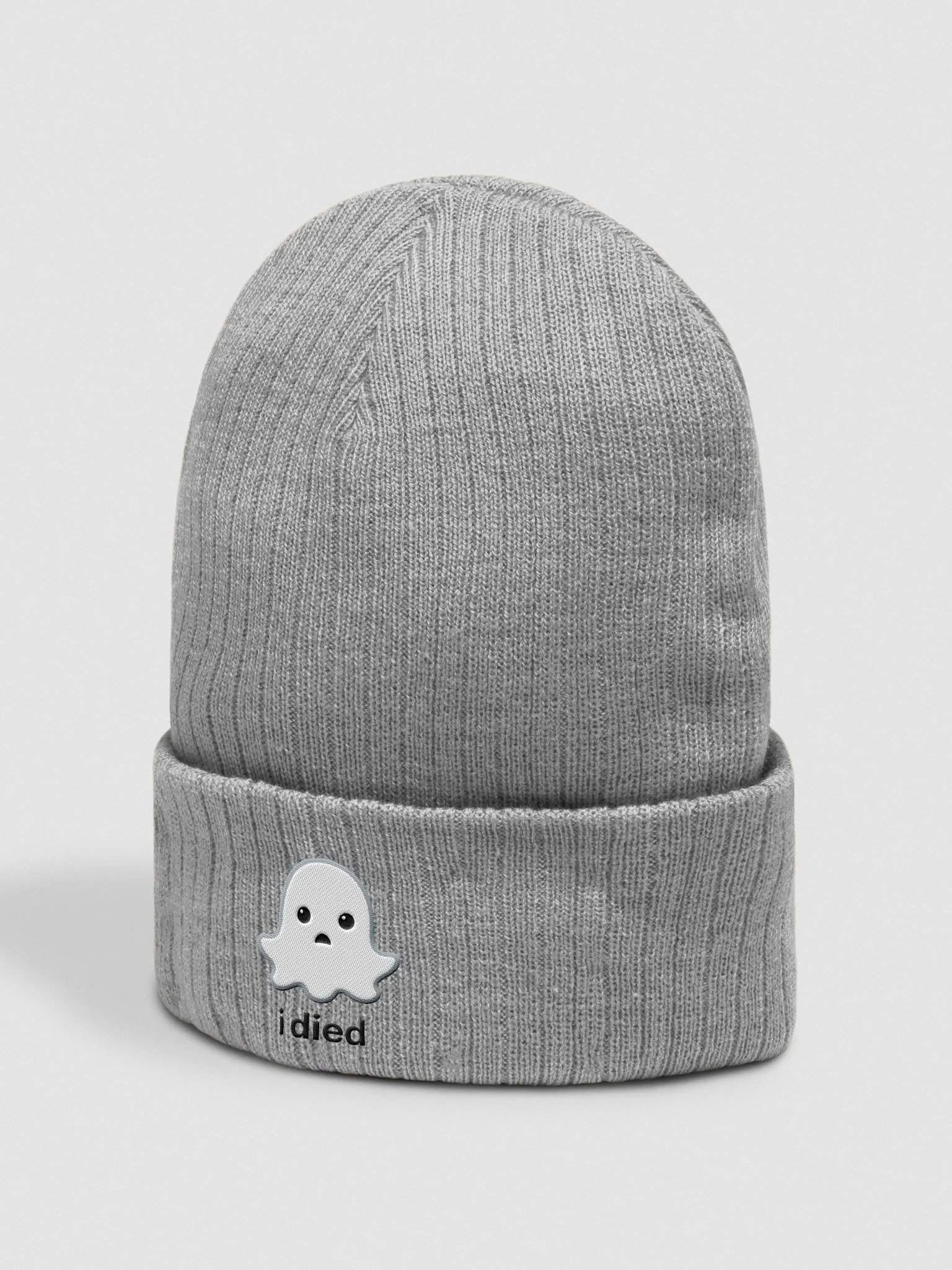 Sad Ghost Beanie - Light Color product image (8)