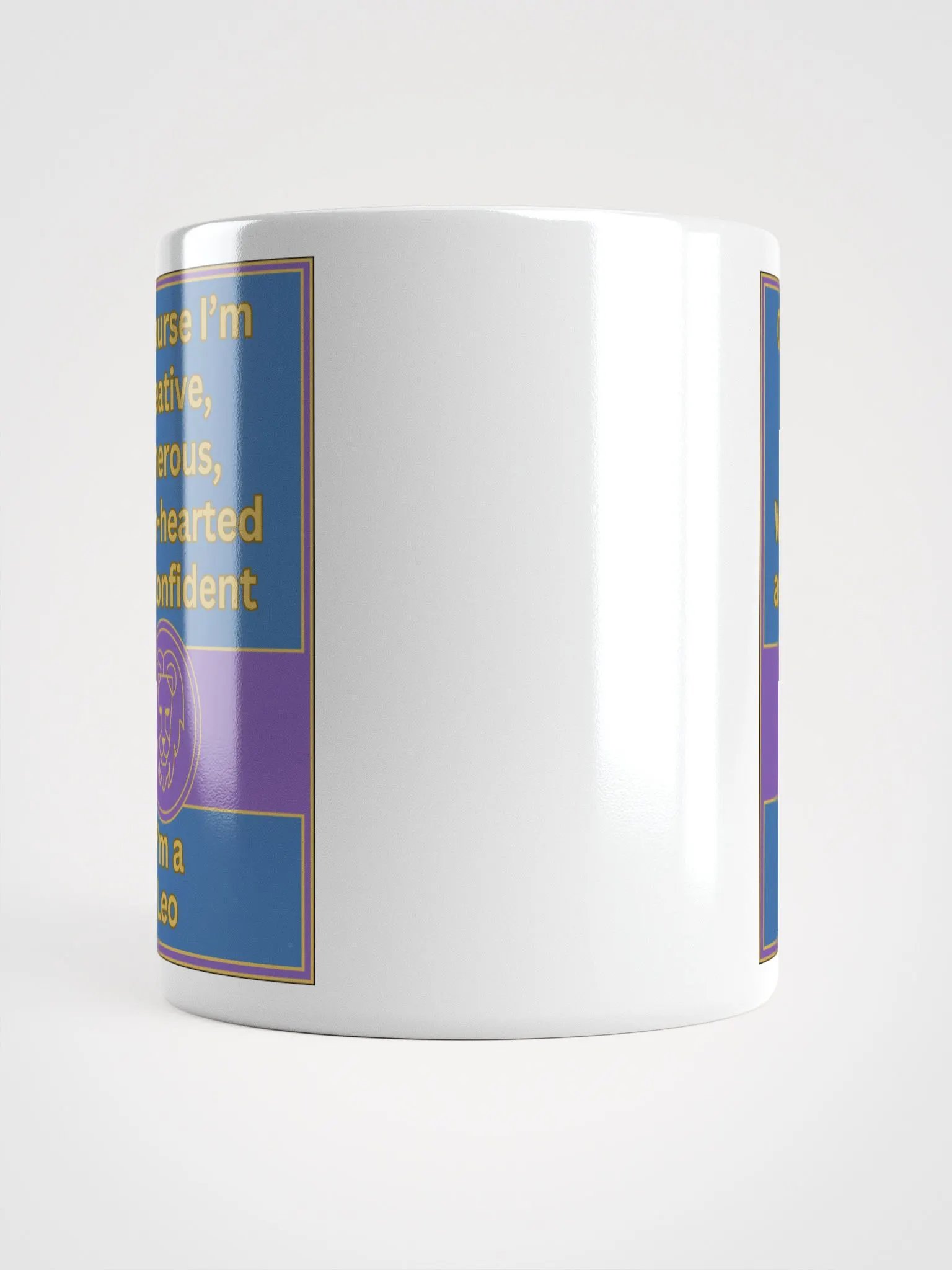Of Course I’m Leo Zodiac Sign Mug, Zodiac Sign Vibes Mug, Leo Mug, Astrological Mug product image (6)