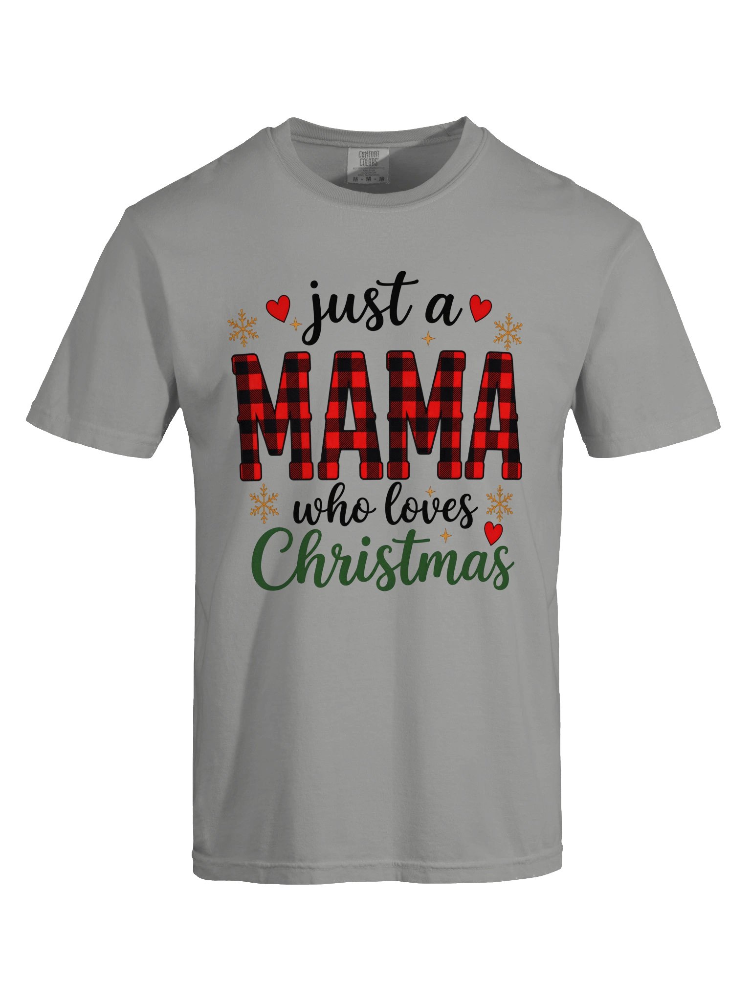 Just A Mama Who Loves Christmas T-shirt product image (21)