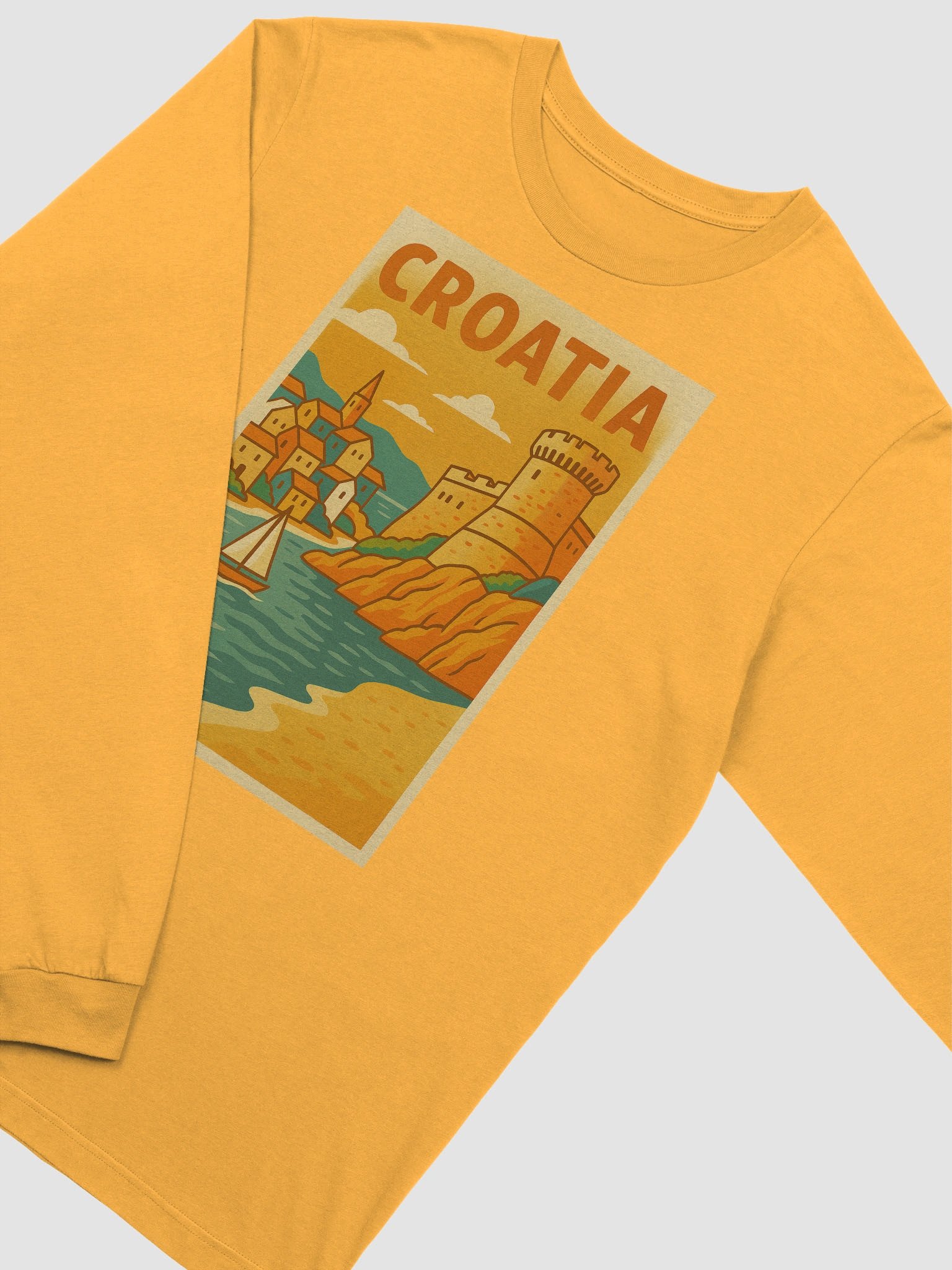 Croatia – Unisex Long Sleeve Tee product image (30)