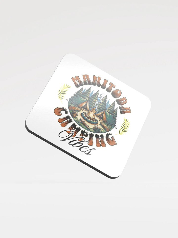 Manitoba Camping Vibes Cork Coaster product image (2)