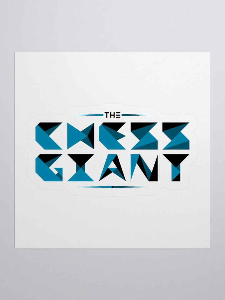 The Chess Giant logo sticker product image (2)