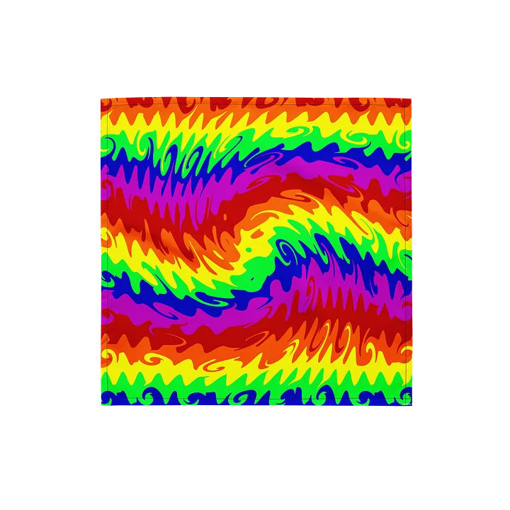 Rainbow Waves Bandana product image (1)