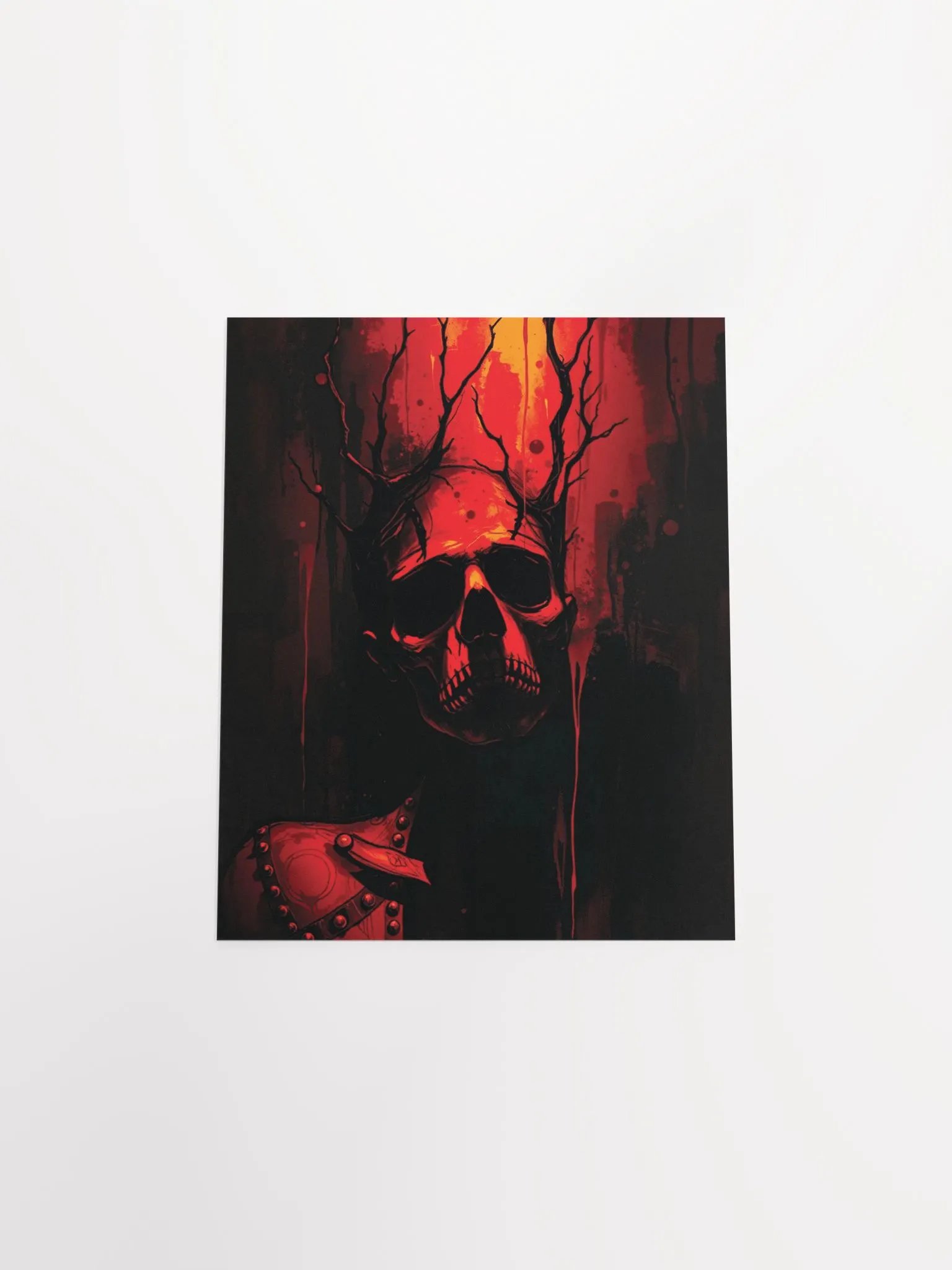 Rooted Skull Matte Poster product image (4)