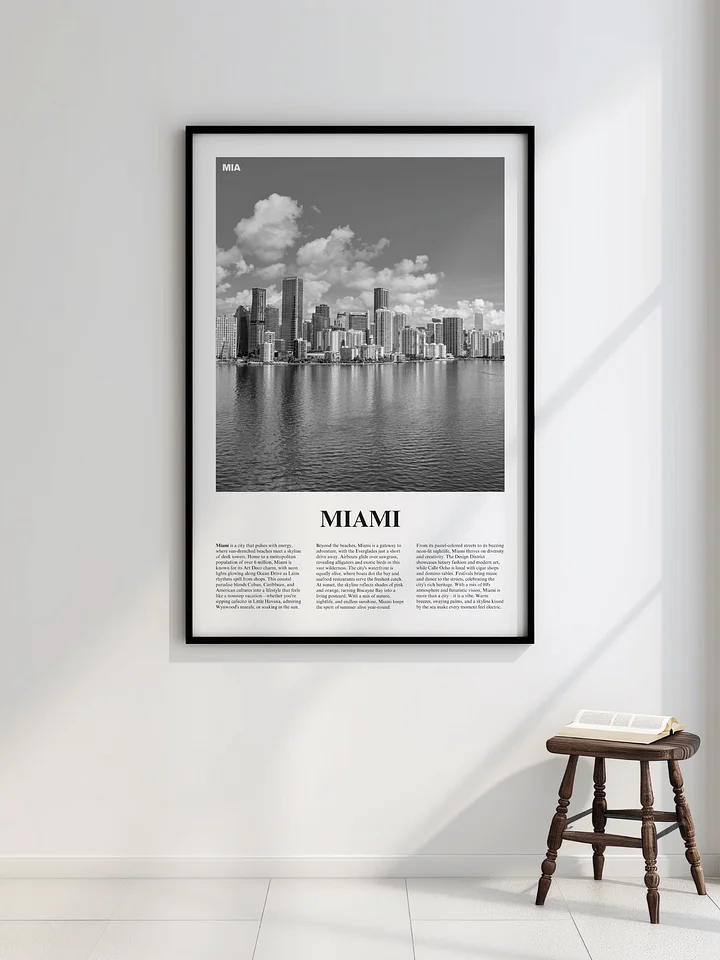 Miami 02 Newspaper Poster product image (2)