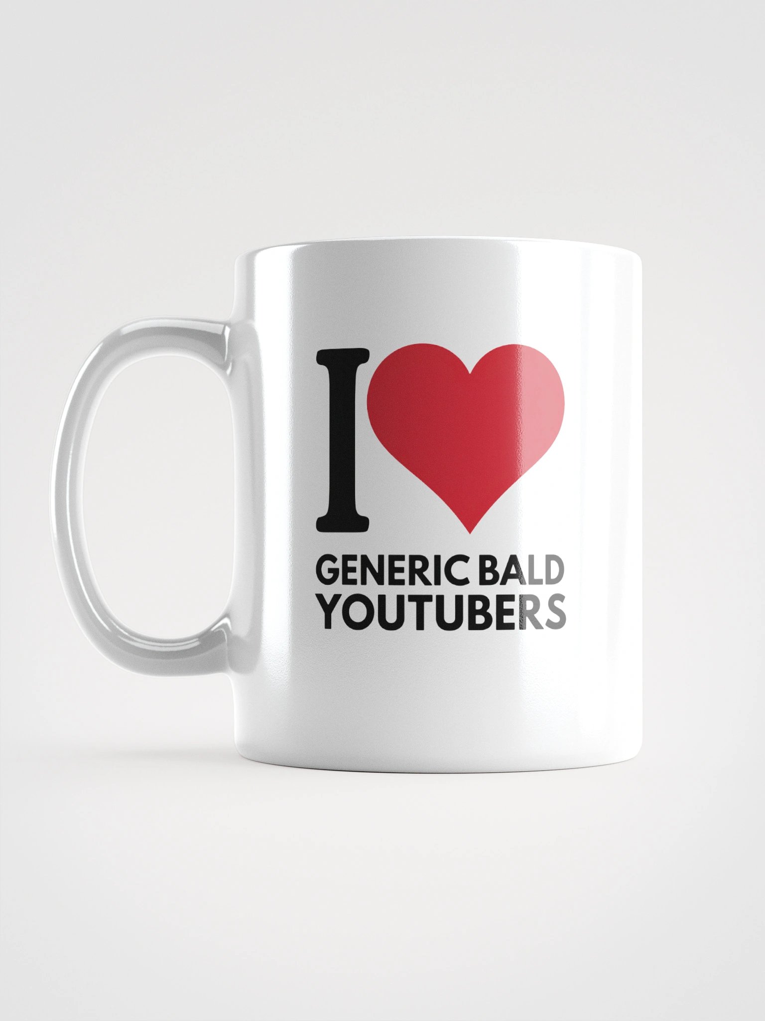 I Love Generic Bald YouTubers Mug product image (1)