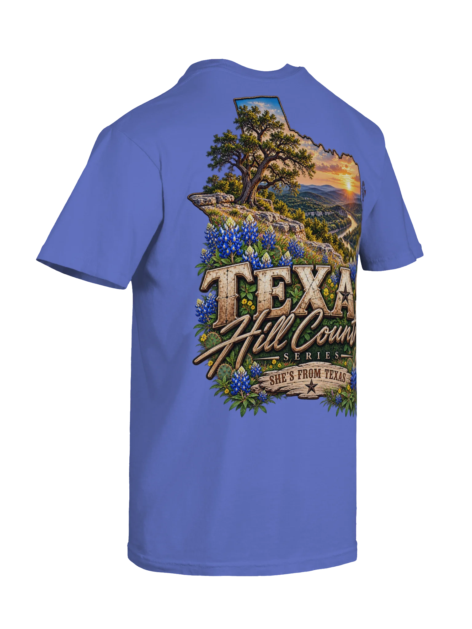 She’s From Texas Tee – Texas Hill Country Series product image (4)