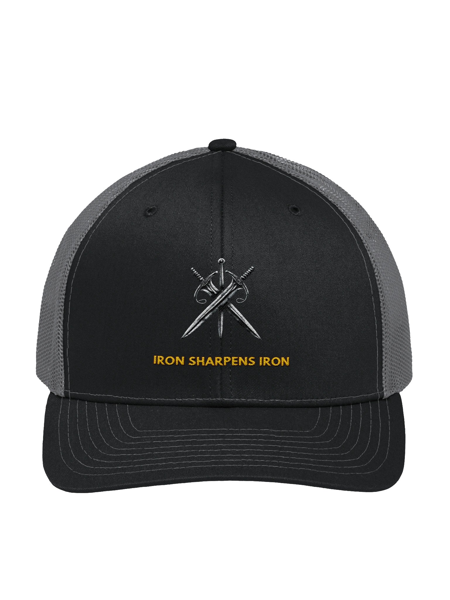 Iron Sharpens Iron Trucker Hat | Christian Streetwear | Successful Faith product image (2)