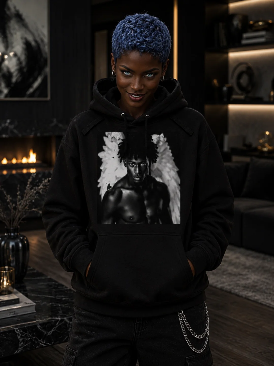 Archangel Seraphiel Hoodie - Graphic Hoodie product image (3)
