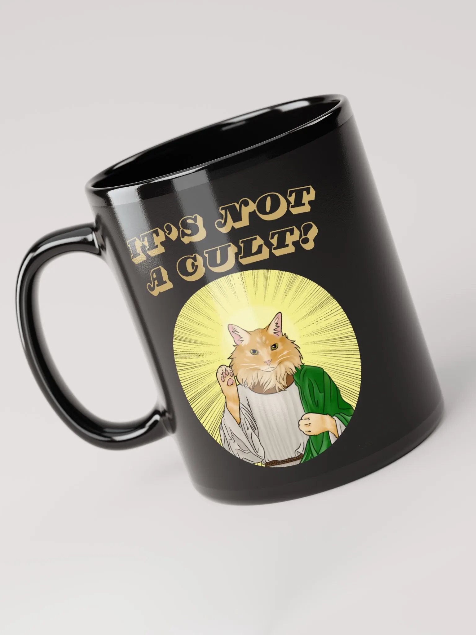 Our Hallowed Floof Caffeination Unit (Dark Mode product image (3)