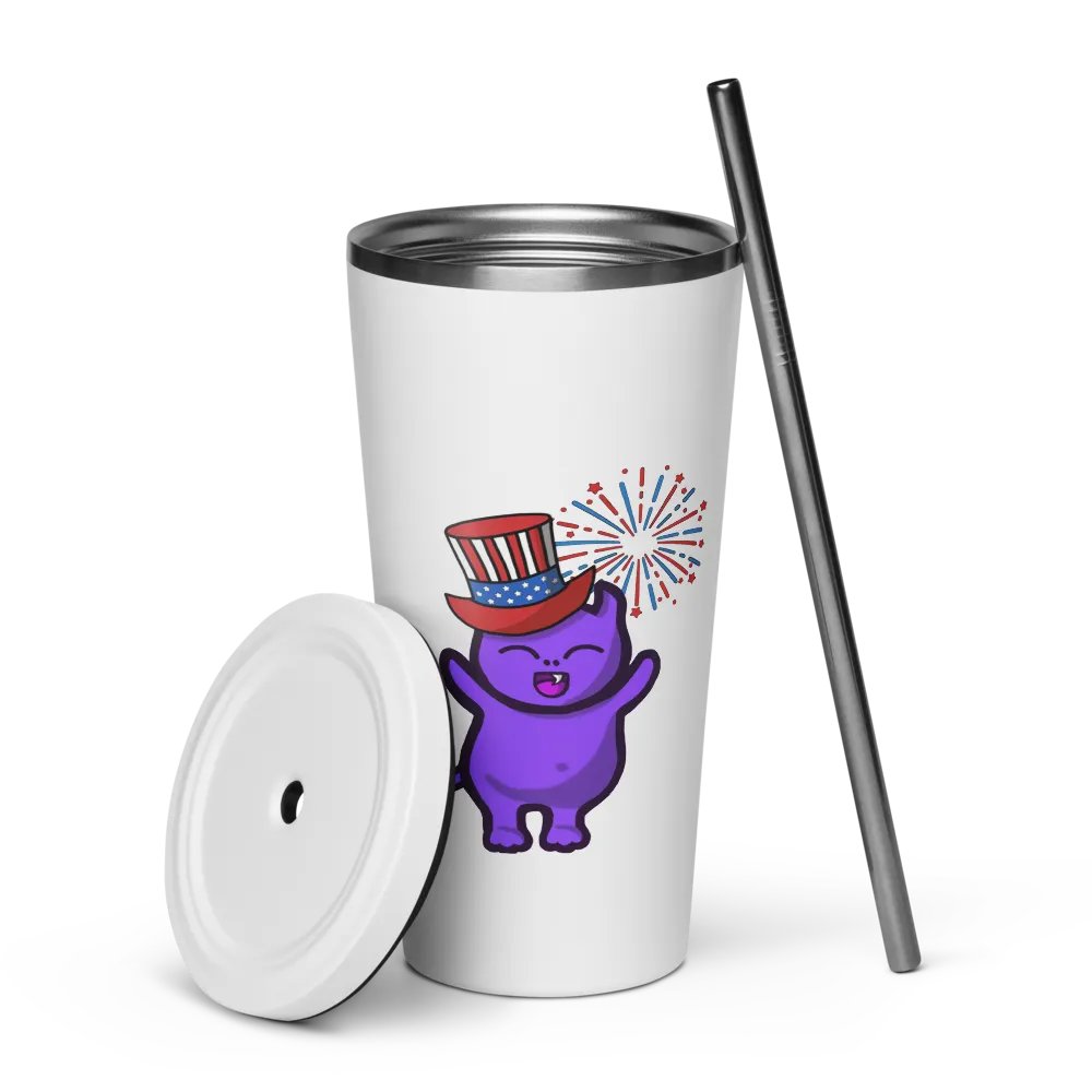 July 4th Insulated Cup With Lid product image (131)