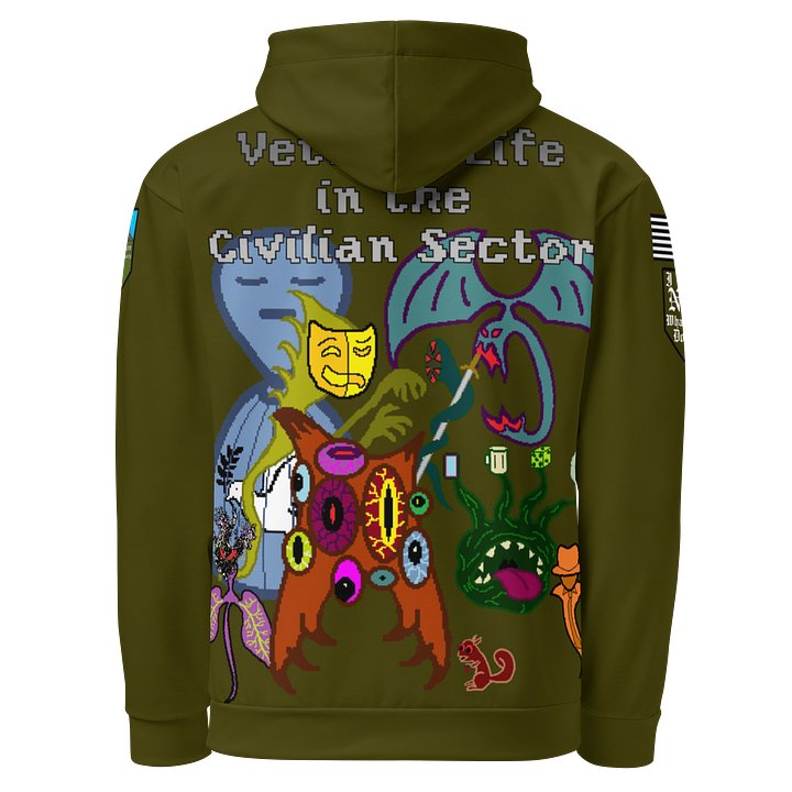 Green Stick Vet's Demons Hoodie product image (2)