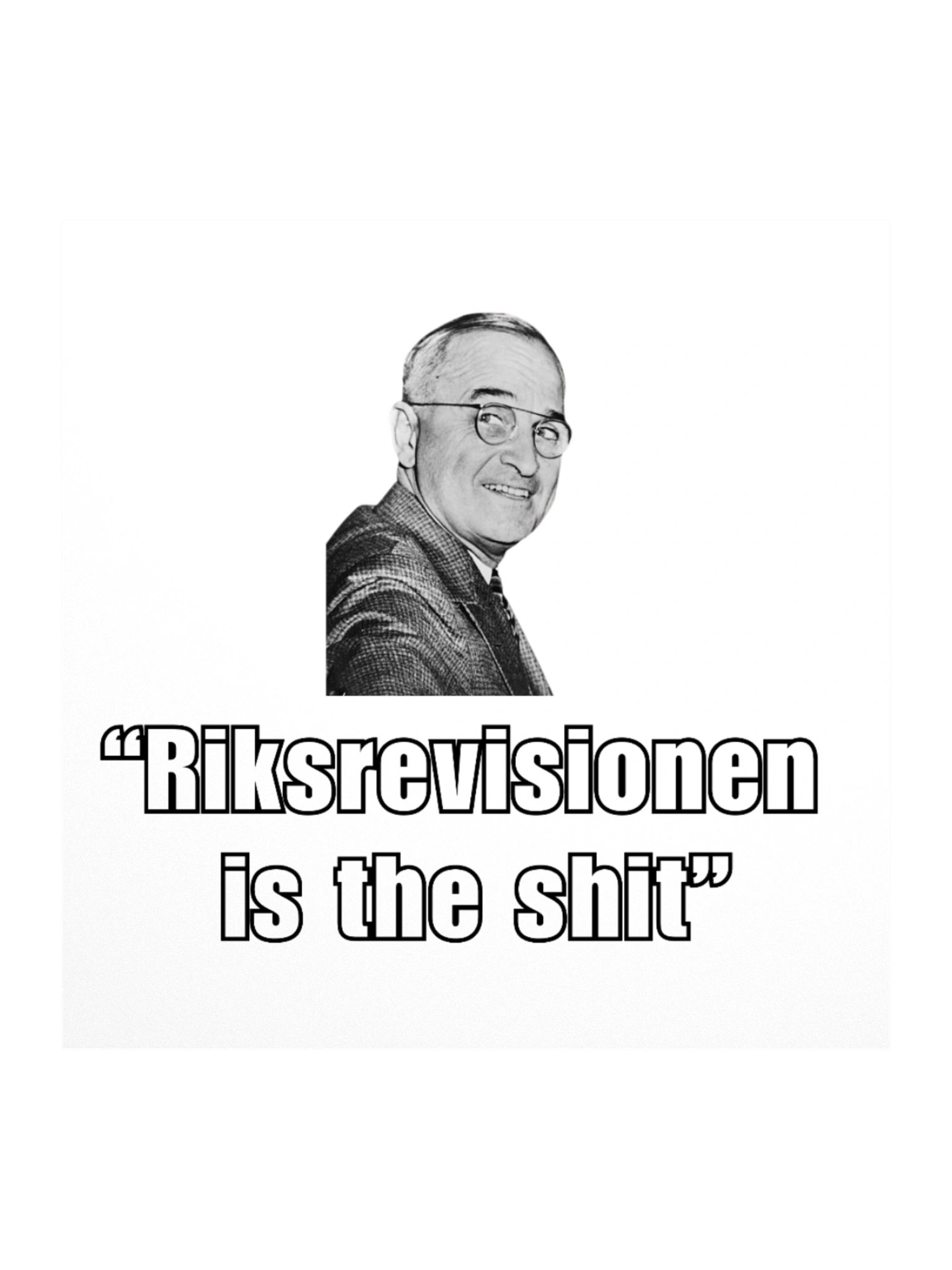 Riksrevisionen is the shit (Sticker) product image (1)