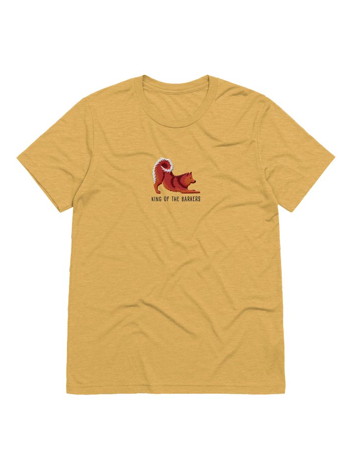 King of the Barkers T-Shirt(Embroidered) of a Finnish Spitz(Red) product image (49)