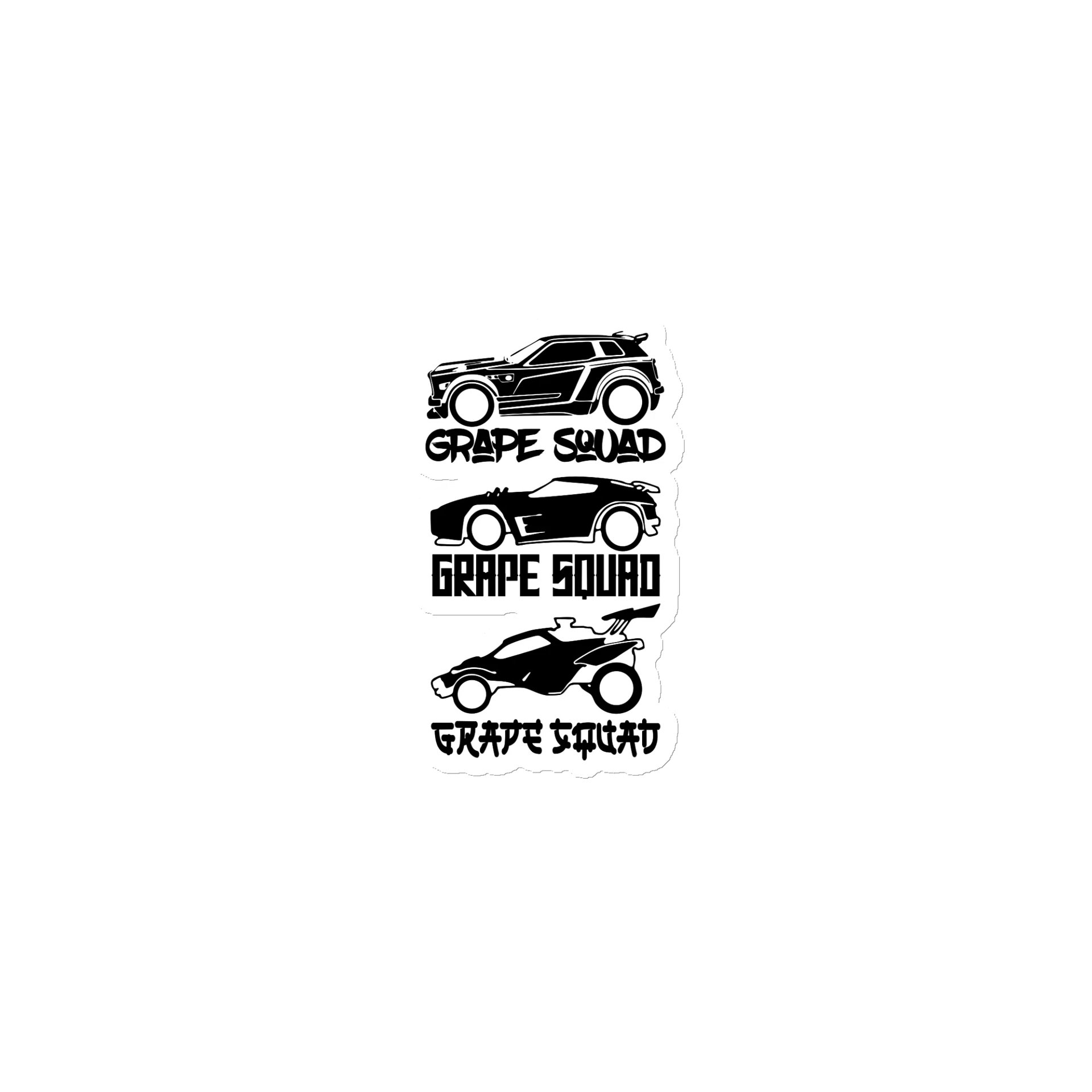 Grape Squad Cars Magnet product image (1)