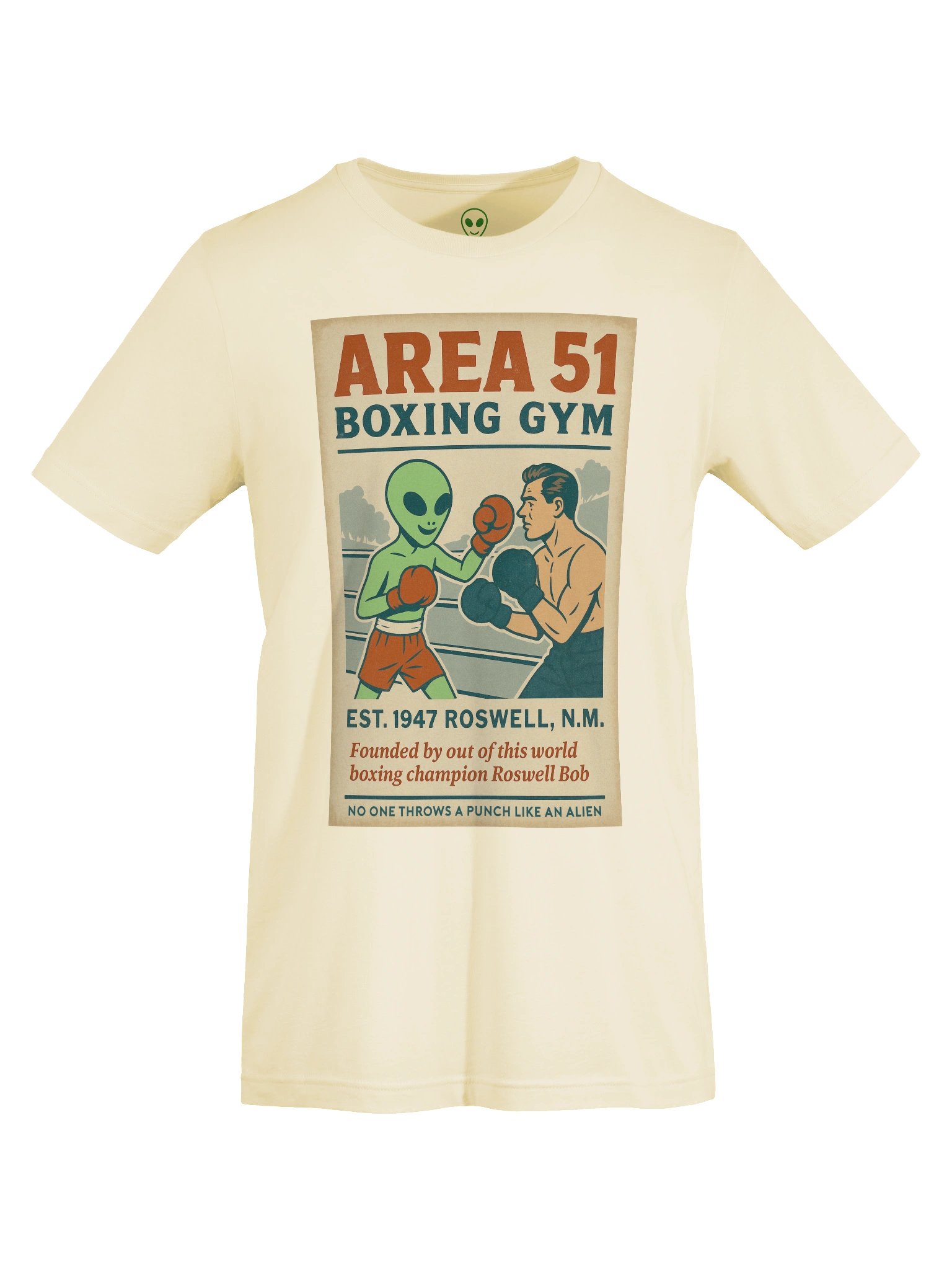 Area 51 Boxing Gym Roswell Aliens 1950's Retro Concert Tee Fit Unisex T-Shirt product image (5)