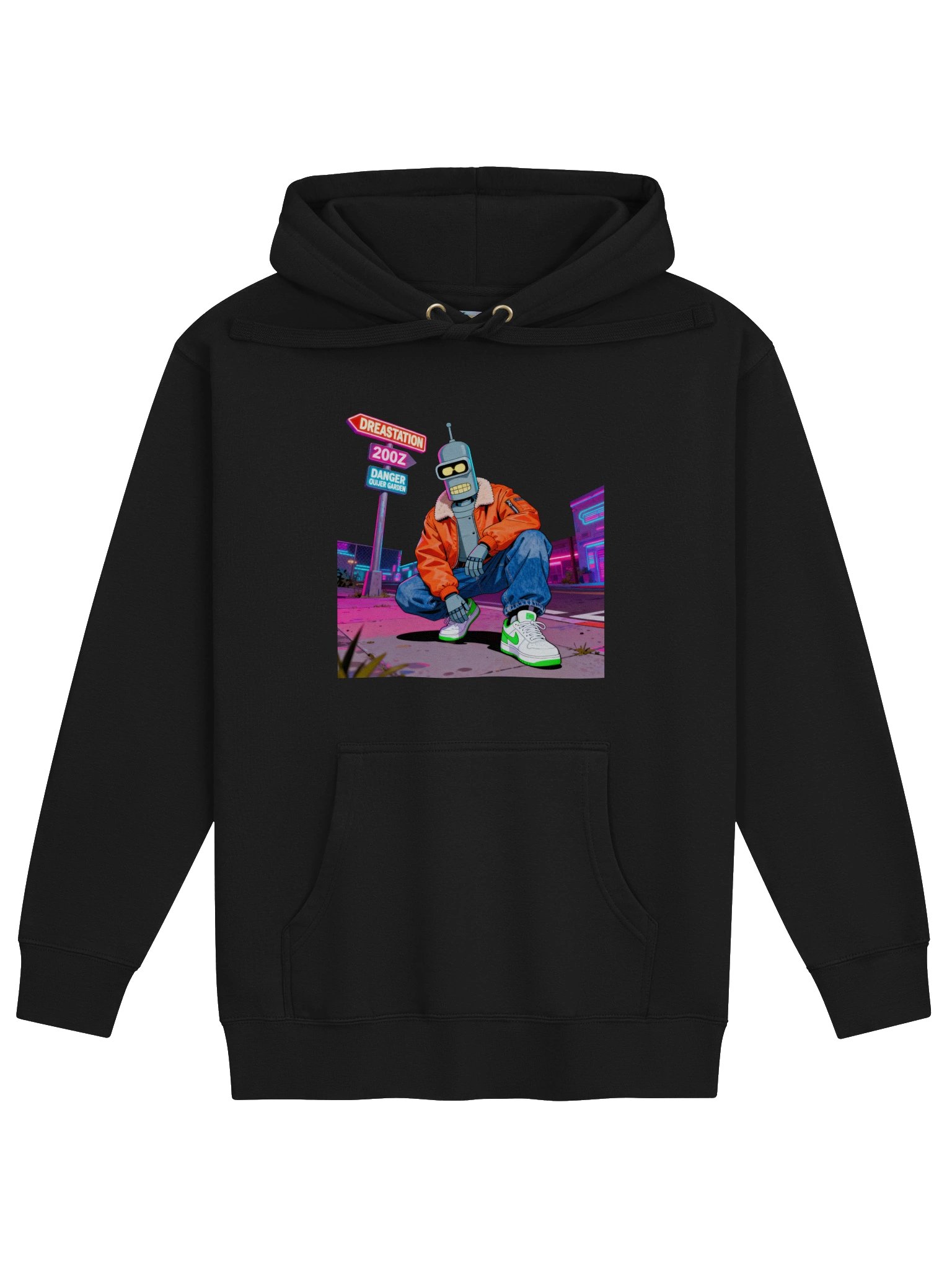 Retro Cyberpunk Robot Hoodie product image (2)