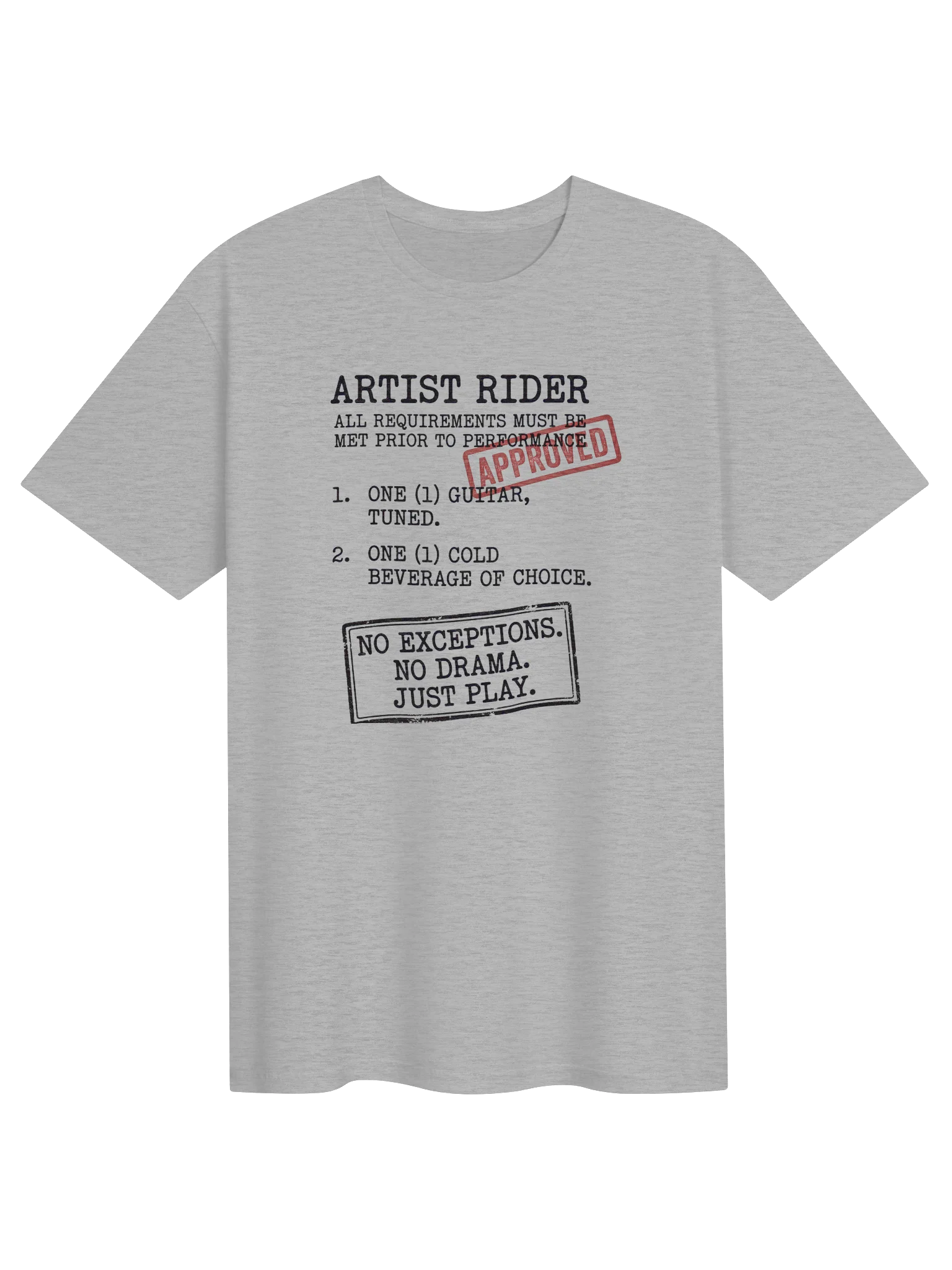 Artist Rider - Guitar T-Shirt | Funny Guitar T-Shirts product image (2)
