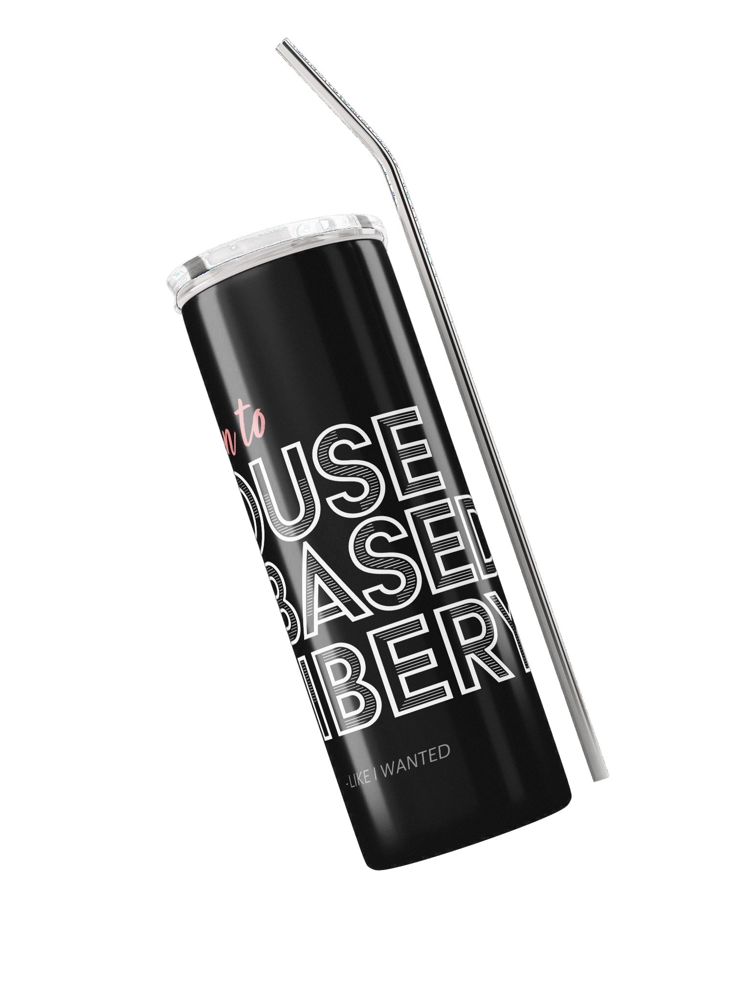 Mouse Based Bribery Stainless Steel Tumbler (Black) product image (3)