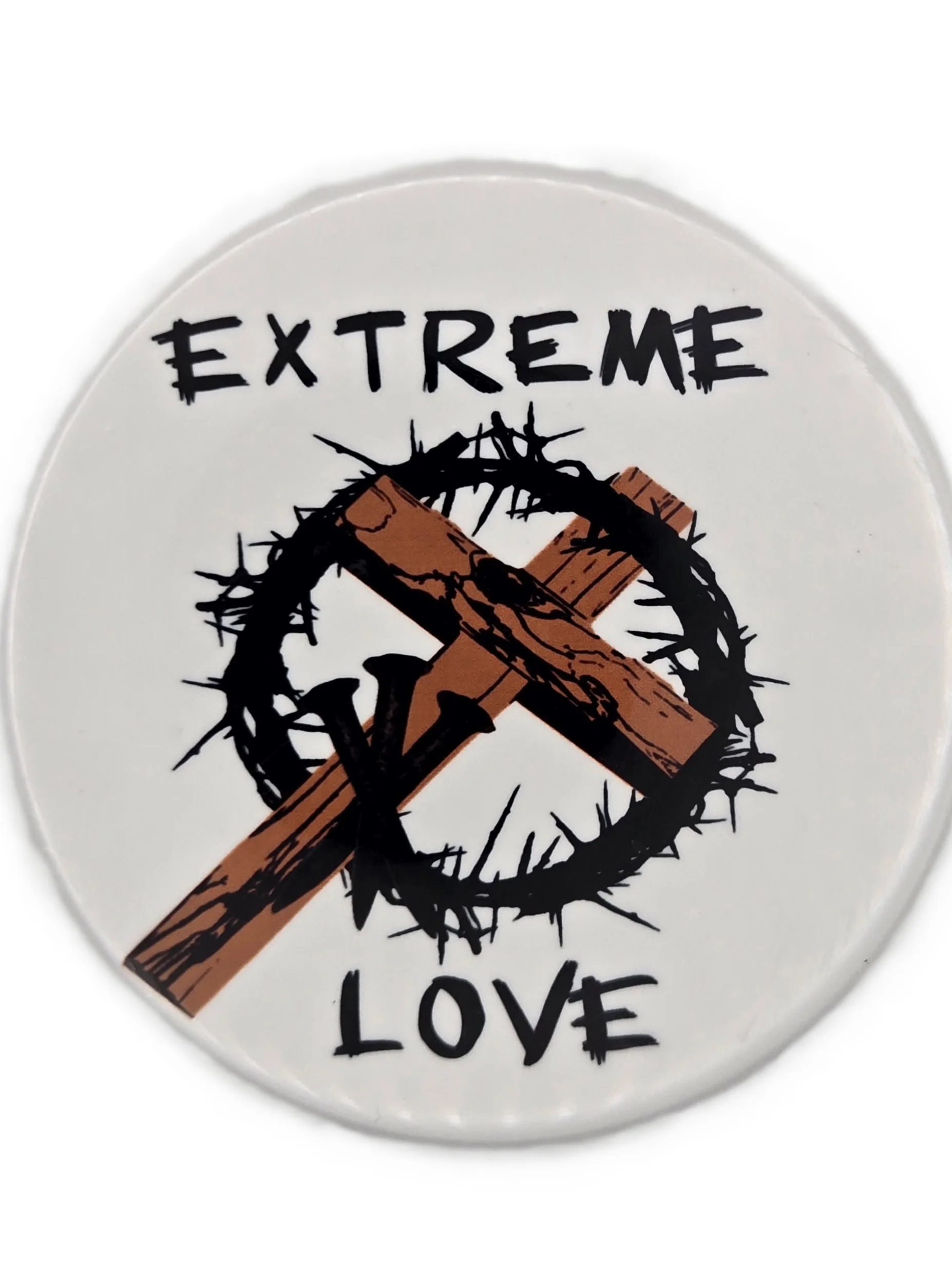 Extreme Love Round Ceramic Coaster product image (1)